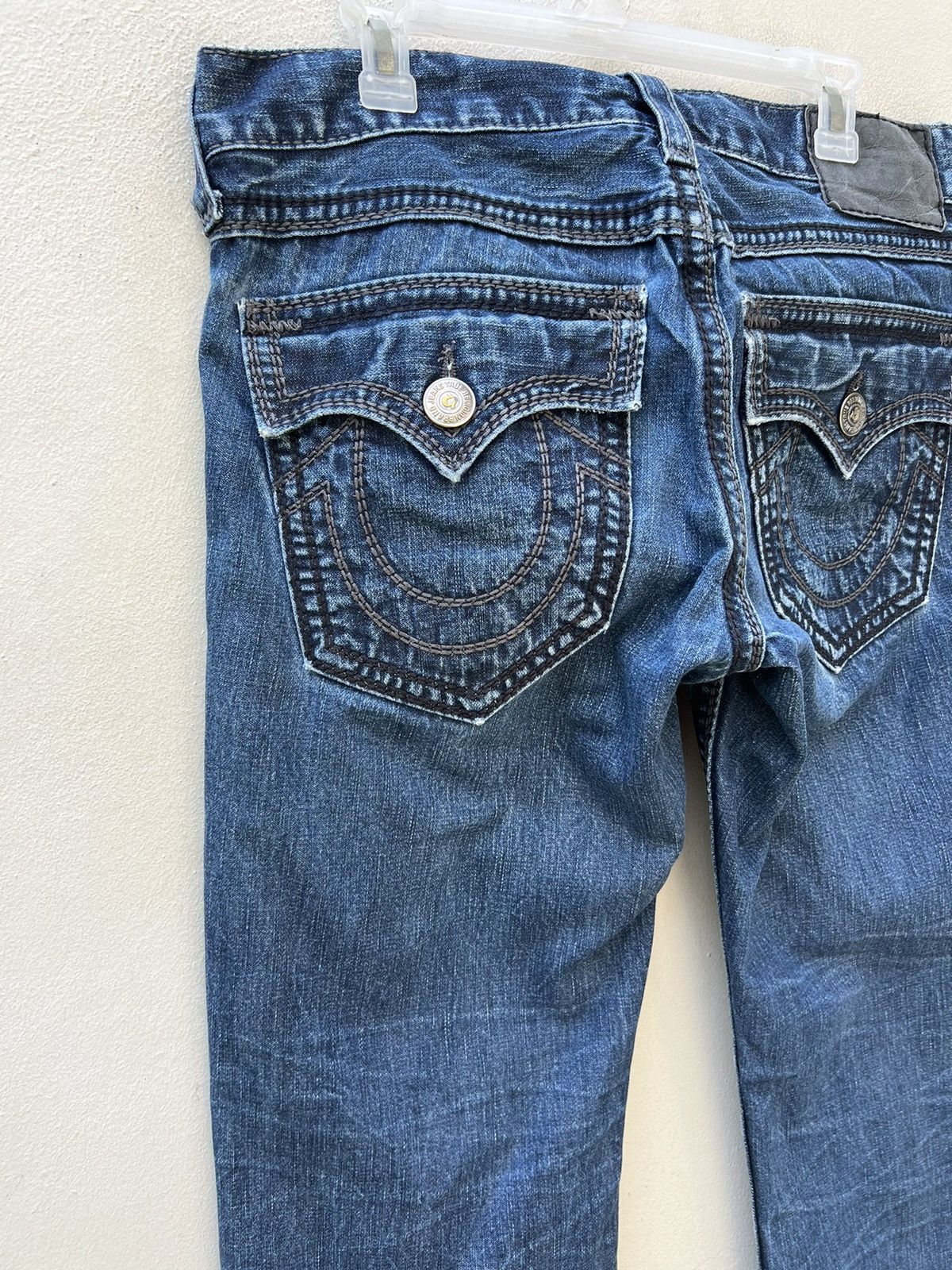 Vintage 2000s True Religion Blue Denim Straight Leg Jeans