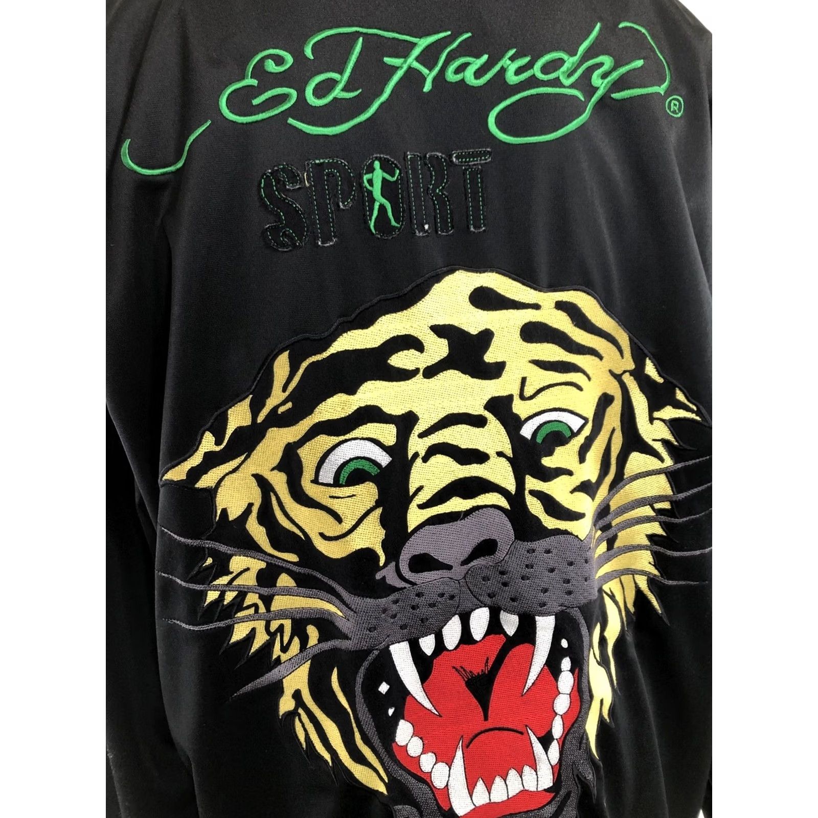 Ed Hardy ED HARDY / CHRISTIAN AUDIGIER Embroidered TIGER Mens 2XL Hoodie Jacket Size US XXL / EU 58 / 5 - 6 Thumbnail