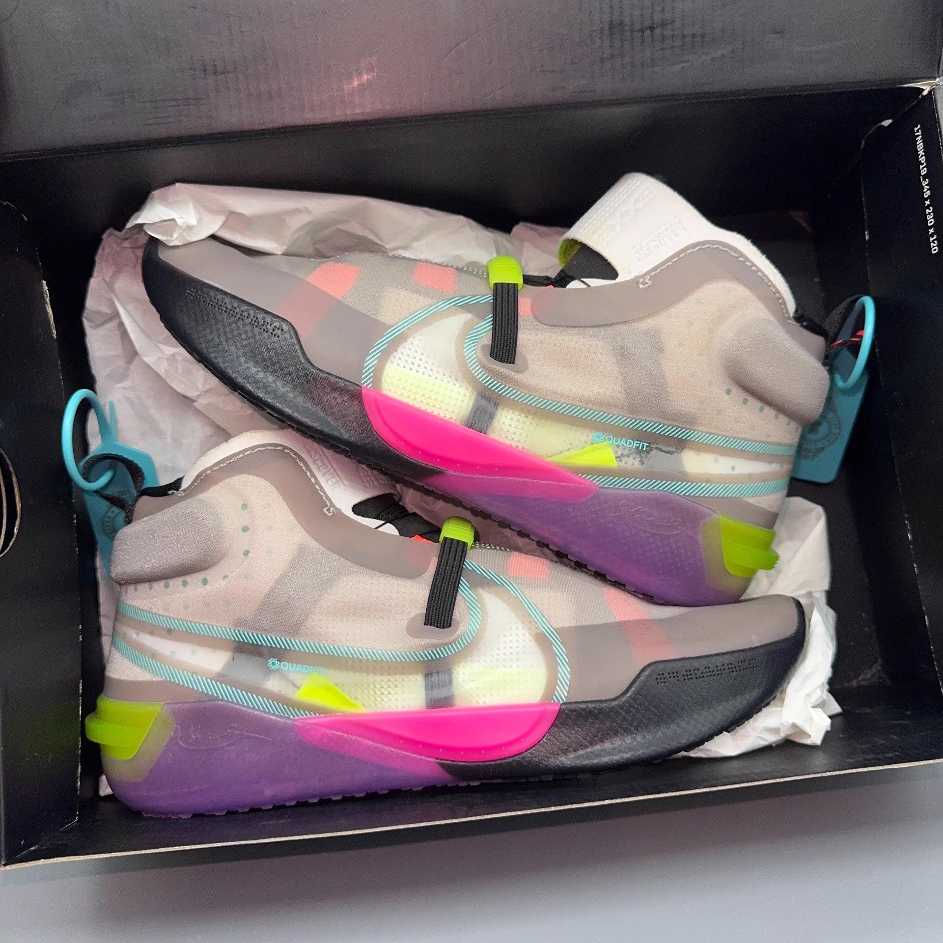 Nike Nike Kobe AD NXT FastFit Gray Green 42 Size US 9 / EU 42 - 5 Thumbnail