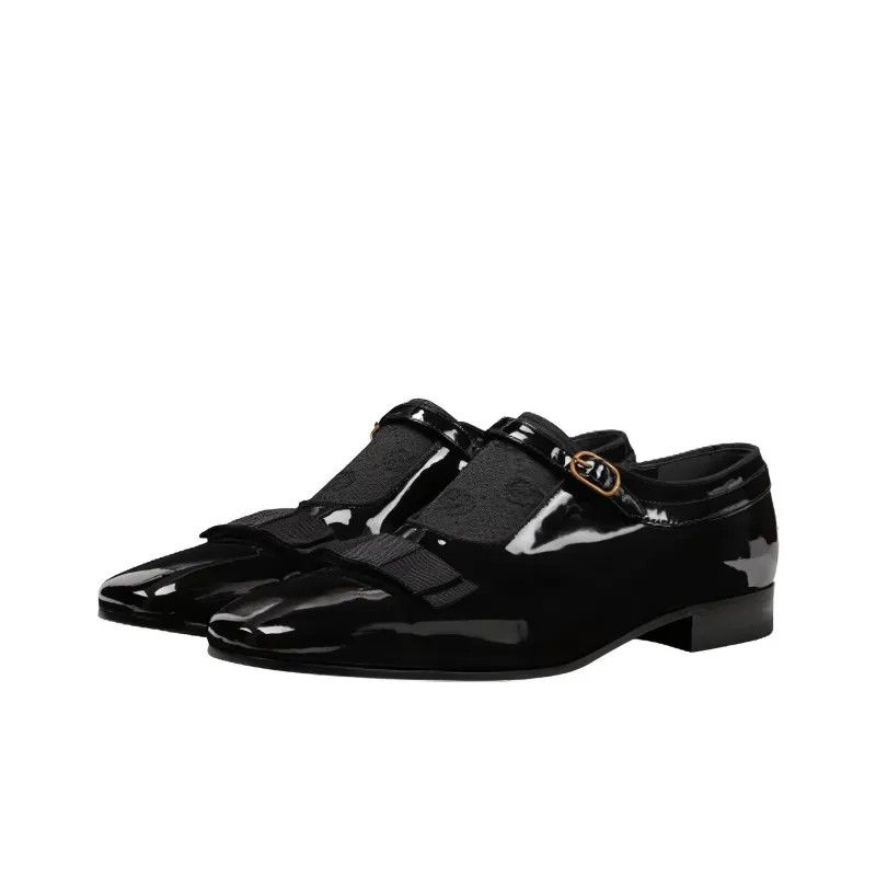 Gucci o1s1wg110125 Loafers With GG Canvas in Black Size US 6.5 / EU 39-40 - 6 Thumbnail