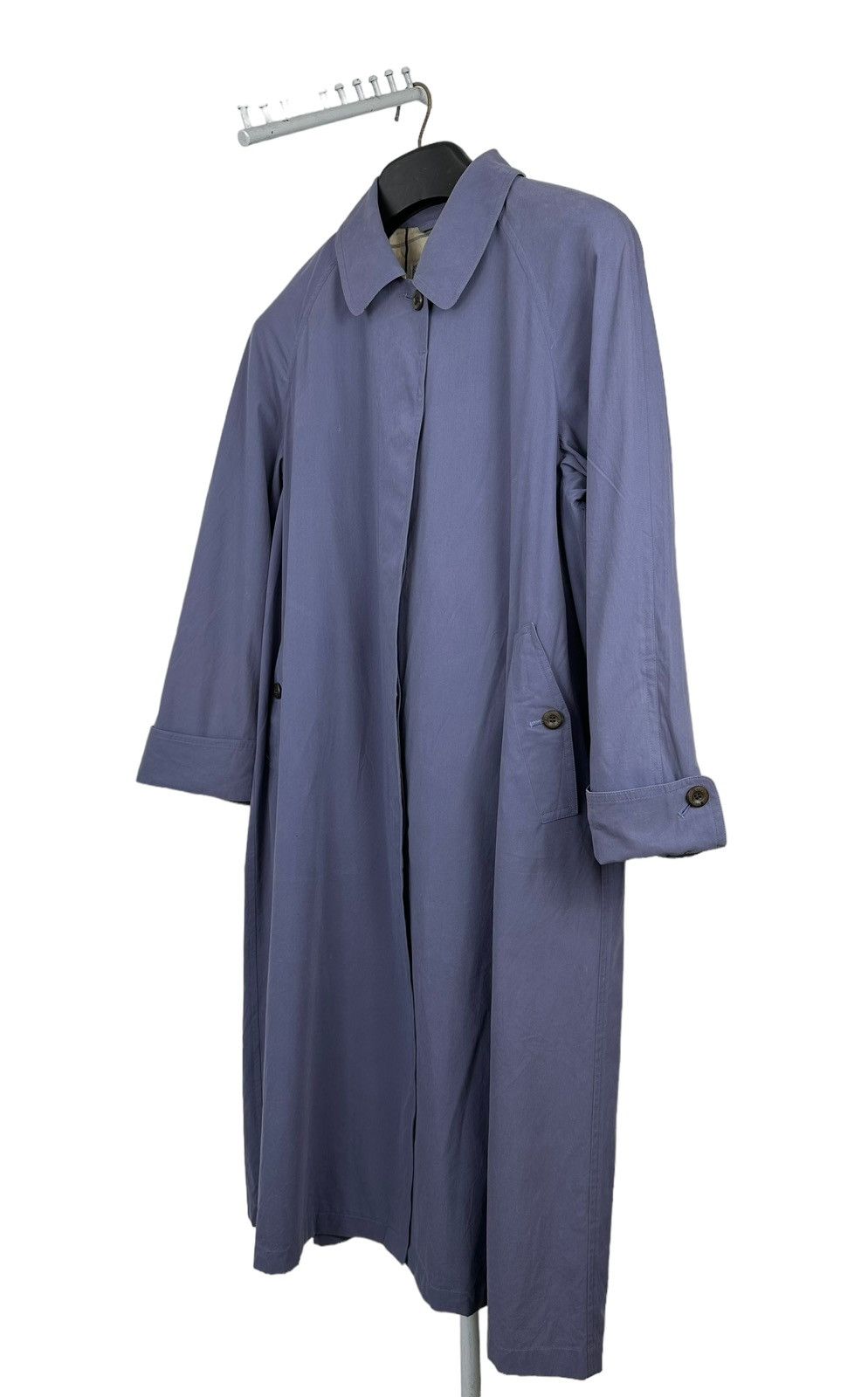 Burberry Burberry Mac Coat Classic Single-Breasted Navy Size US XL / EU 56 / 4 - 7 Thumbnail