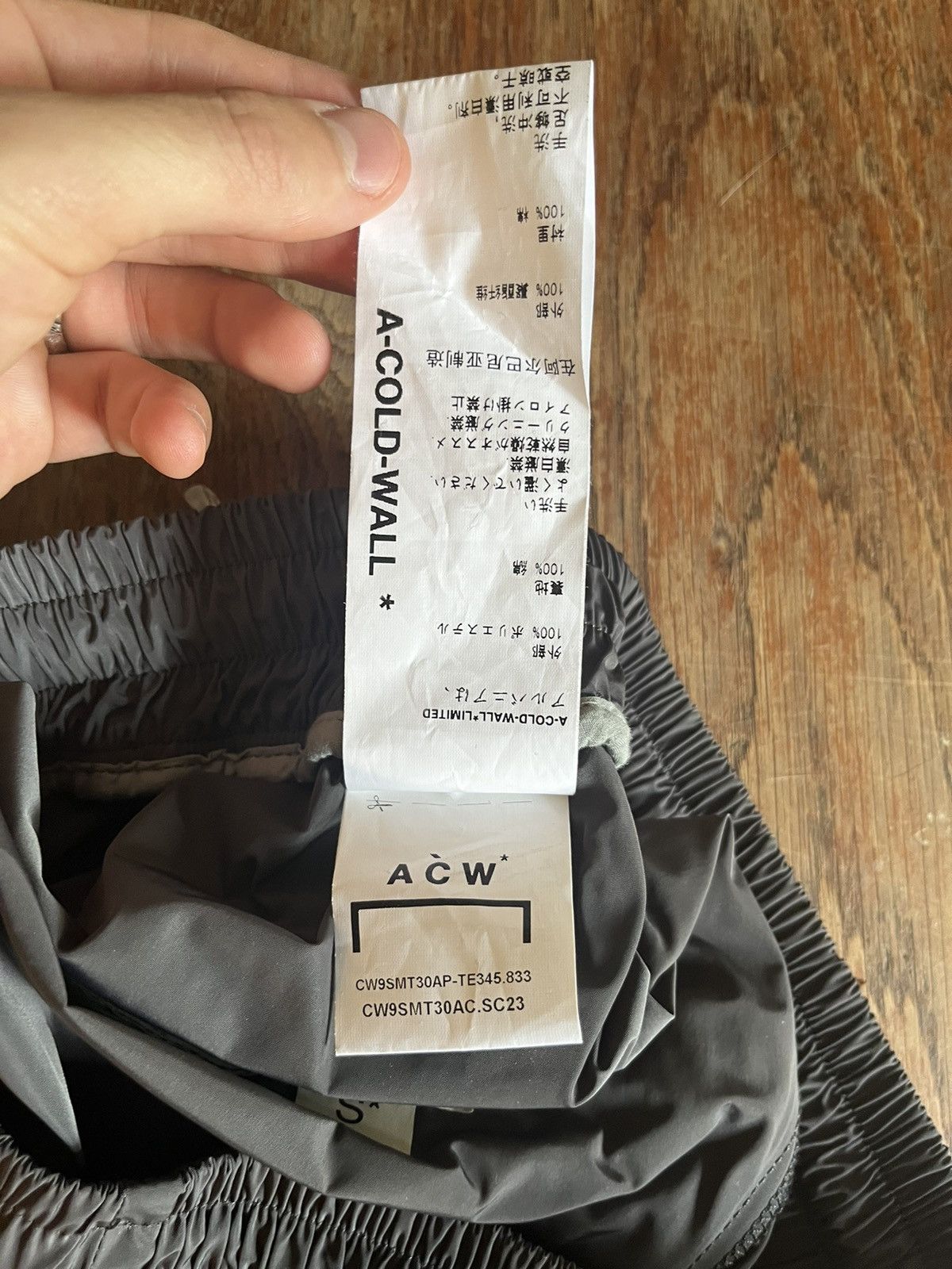A-COLD-WALL* A Cold Wall Grey Pants Size US 29 - 11 Thumbnail