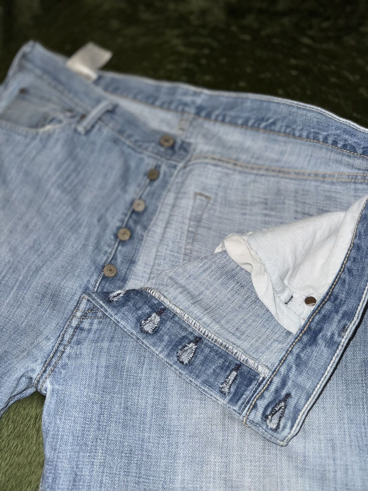Levi's [W36/L34] Levi’s 501 Button Fly Vintage Washed Denim Pants Size US 36 / EU 52 - 3 Thumbnail