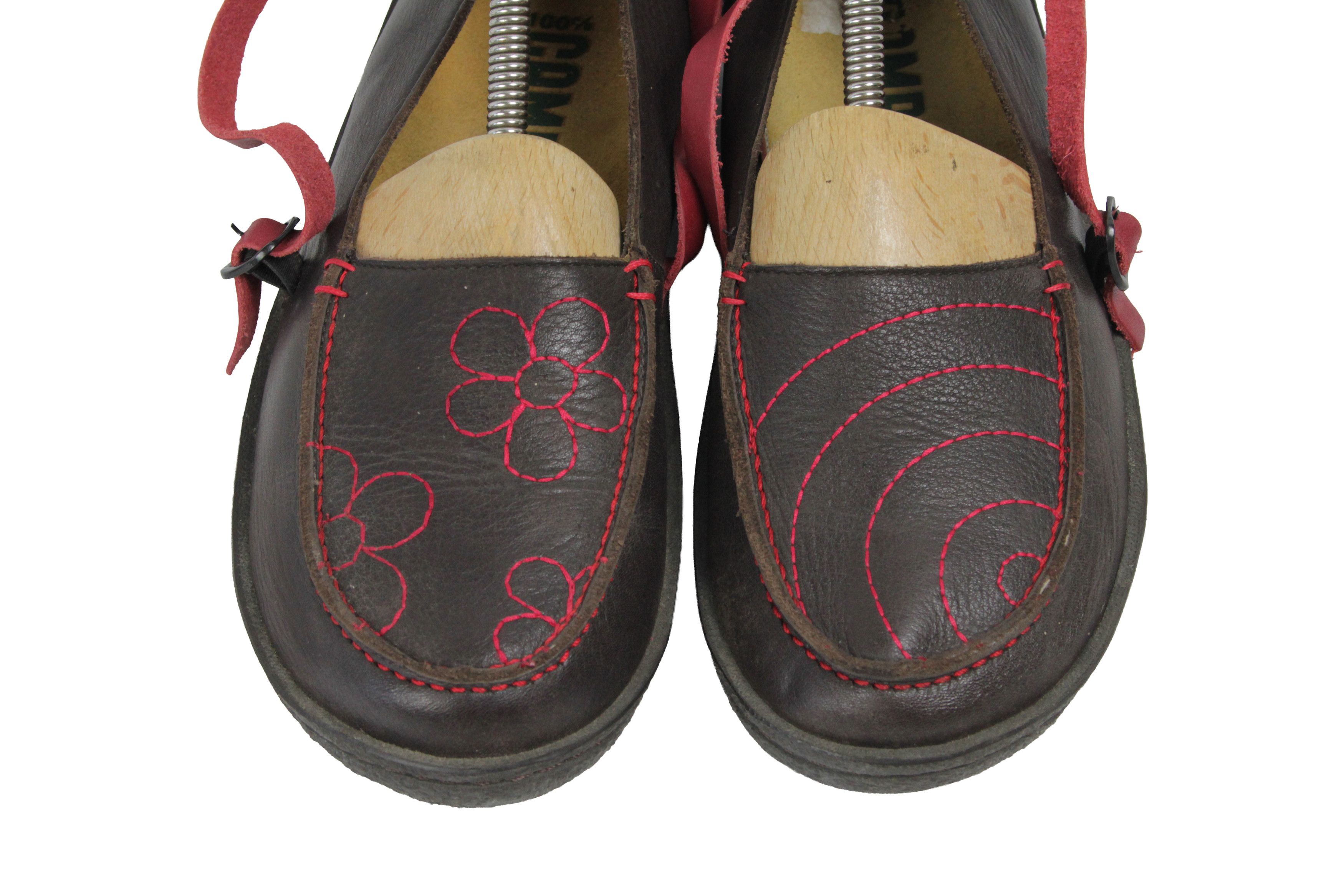 Camper Twins Y2K Embroidered Flowers Flats Size US 9 / IT 39 - 6 Thumbnail