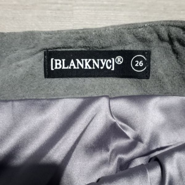 BLANKNYC Blanknyc Real suede A- line skirt with Lacing detail sand color Soft fog size 26 Size 26" / US 2 / IT 38 - 6 Thumbnail