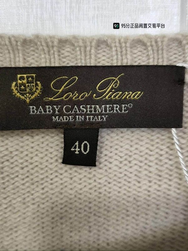Loro Piana Loro Piana Men's Baby Cashmere Blue Knit Sweater Size US XXS / EU 40 - 1 Thumbnail
