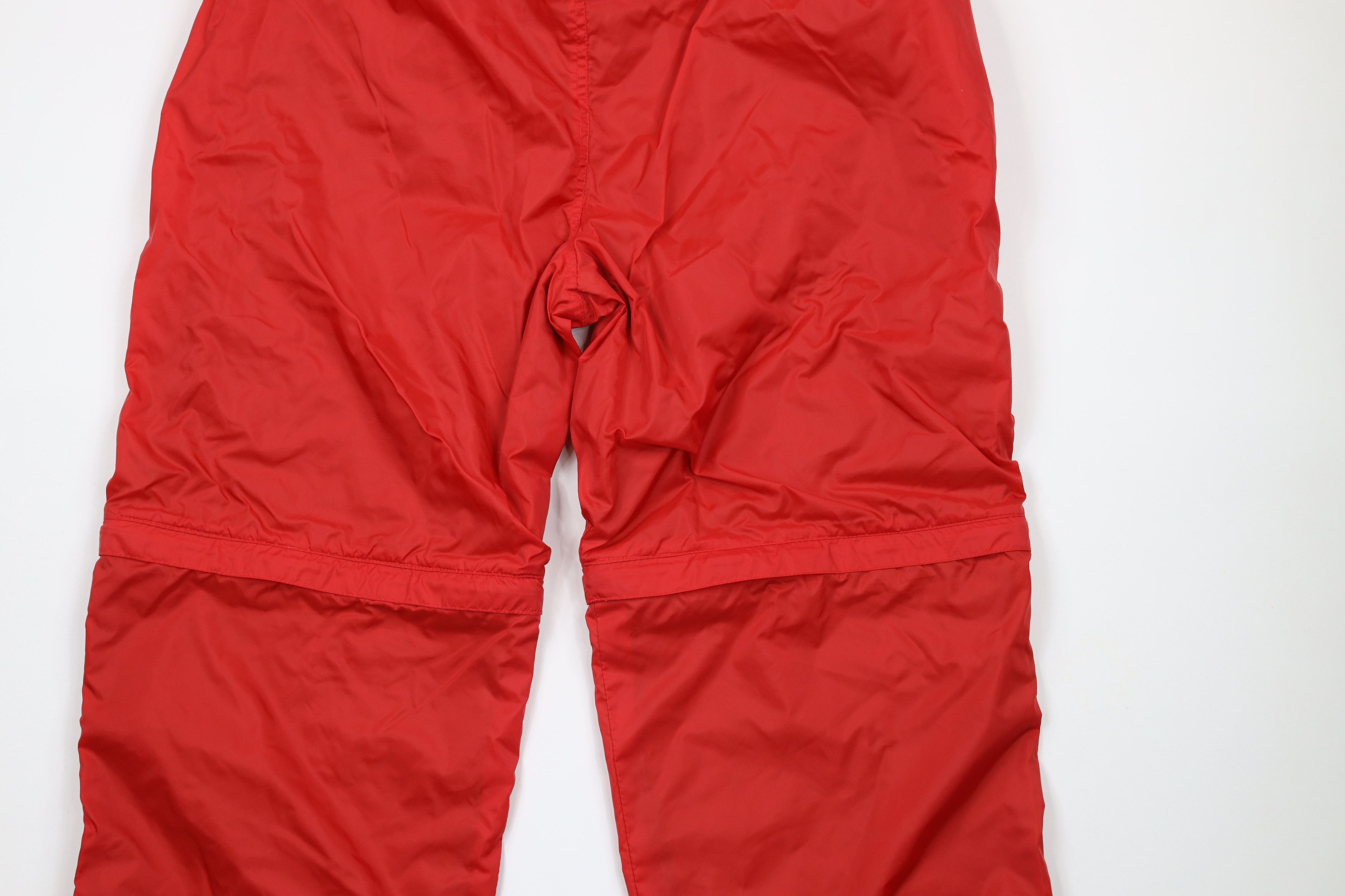 Vintage Vintage 90s University Convertible Wide Leg Pants Shorts Red Size US 38 / EU 54 - 12 Thumbnail