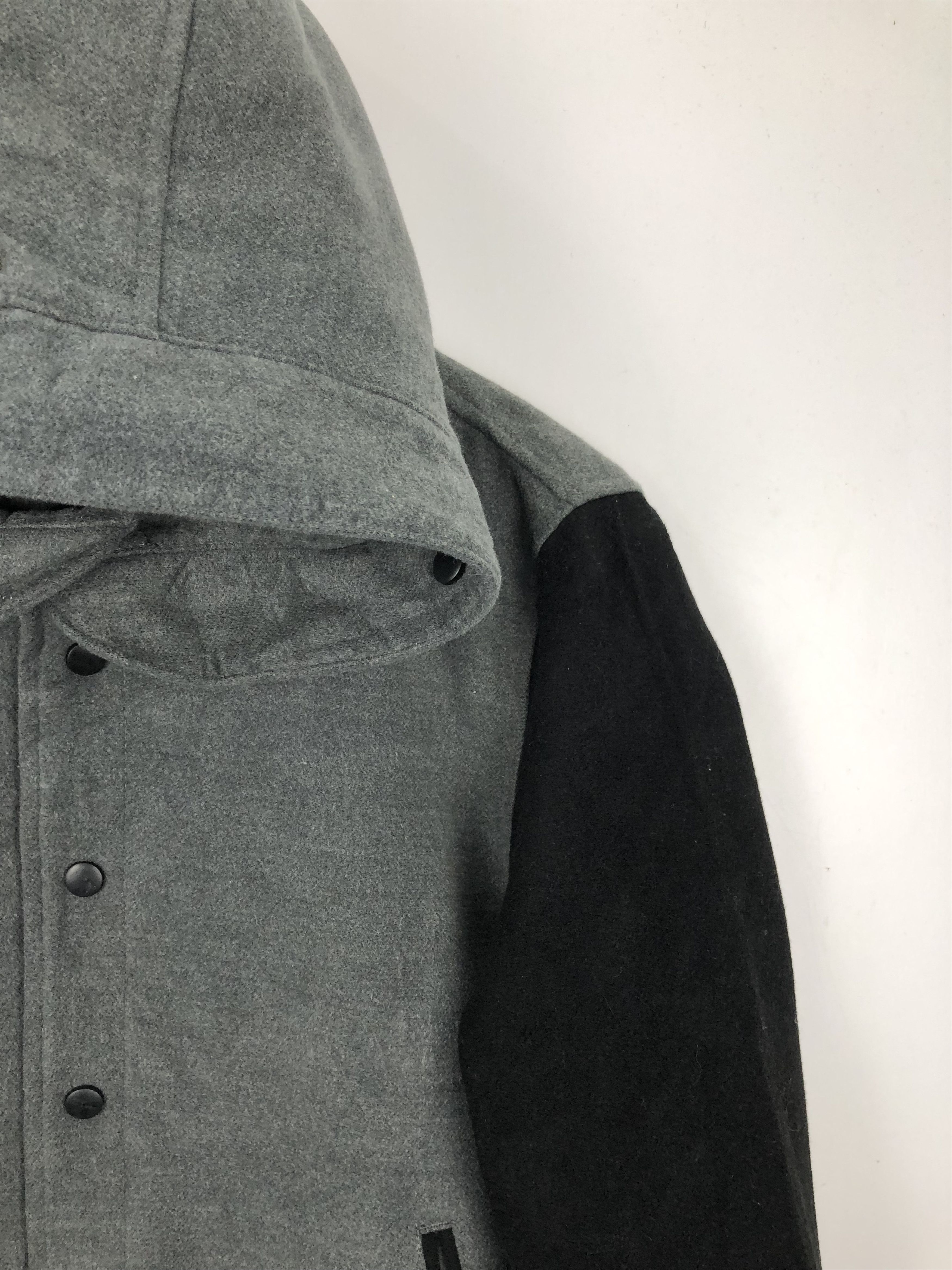 Japanese Brand Vintage Japanese Brand Wool Hoodie Varsity Jacket Size US L / EU 52-54 / 3 - 6 Thumbnail