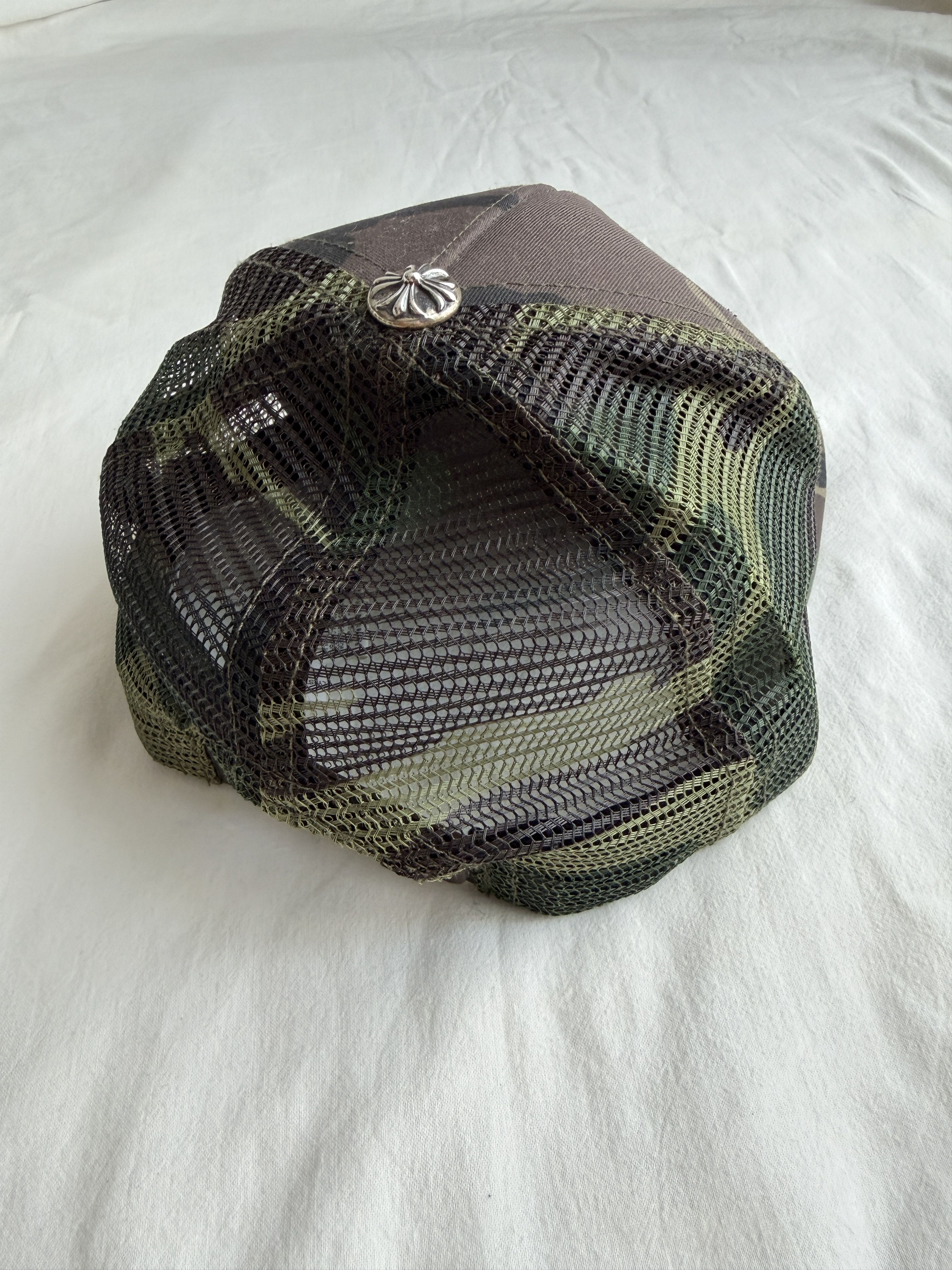 Chrome Hearts Fuck Camo trucker hat Size ONE SIZE - 2 Thumbnail
