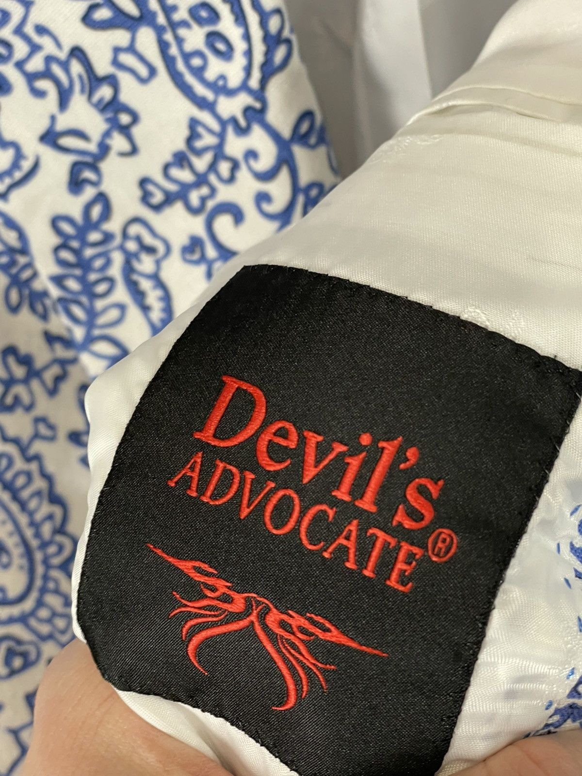 Japanese Brand Luxury “Devil’s Advocate” Streetwear Blazer Size 42R - 10 Thumbnail