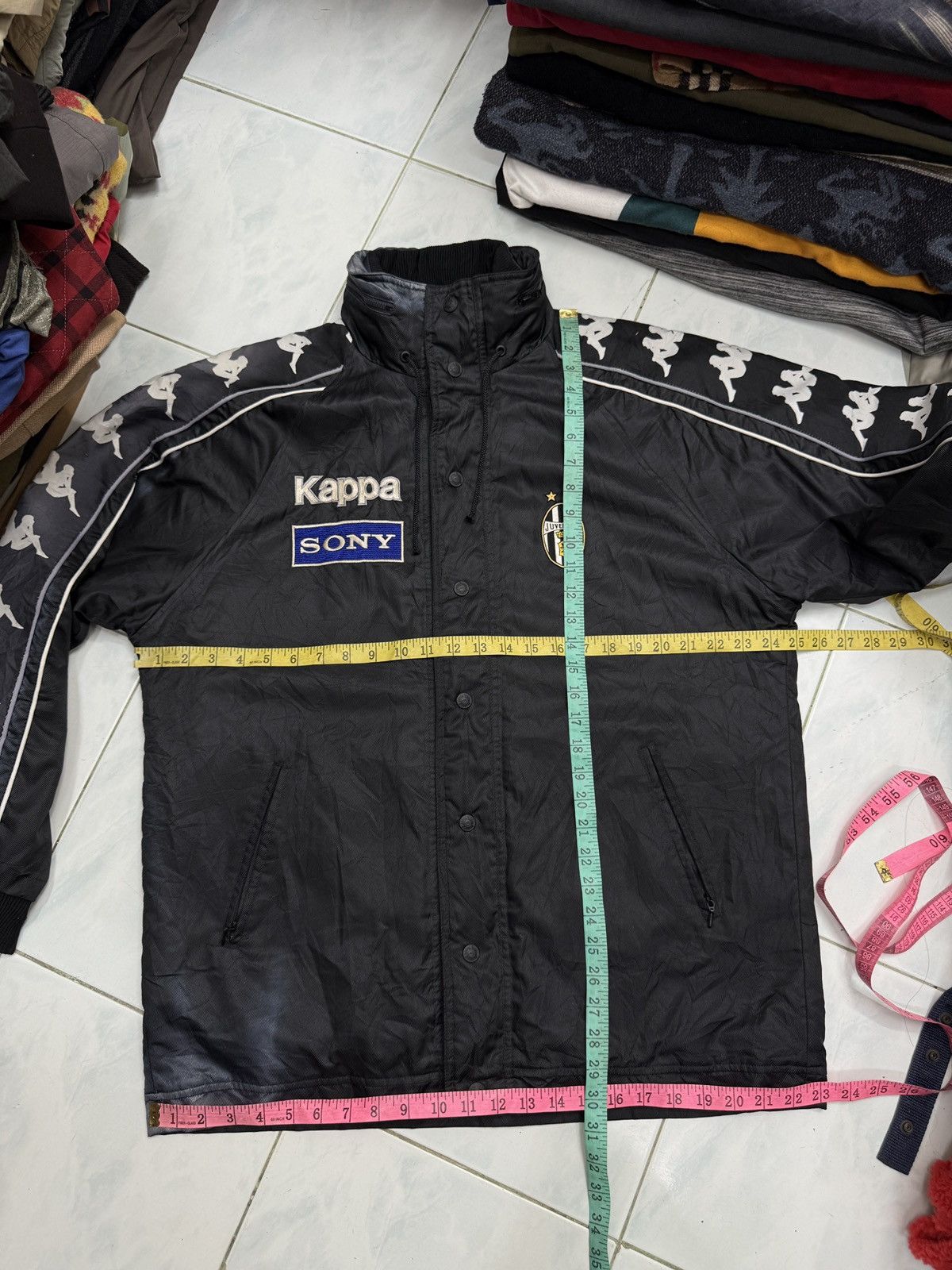 Kappa 🔥🔥🔥ARCHIVE VINTAGE KAPPA SONY JUVENTUS FADED JACKET Size US L / EU 52-54 / 3 - 19 Thumbnail