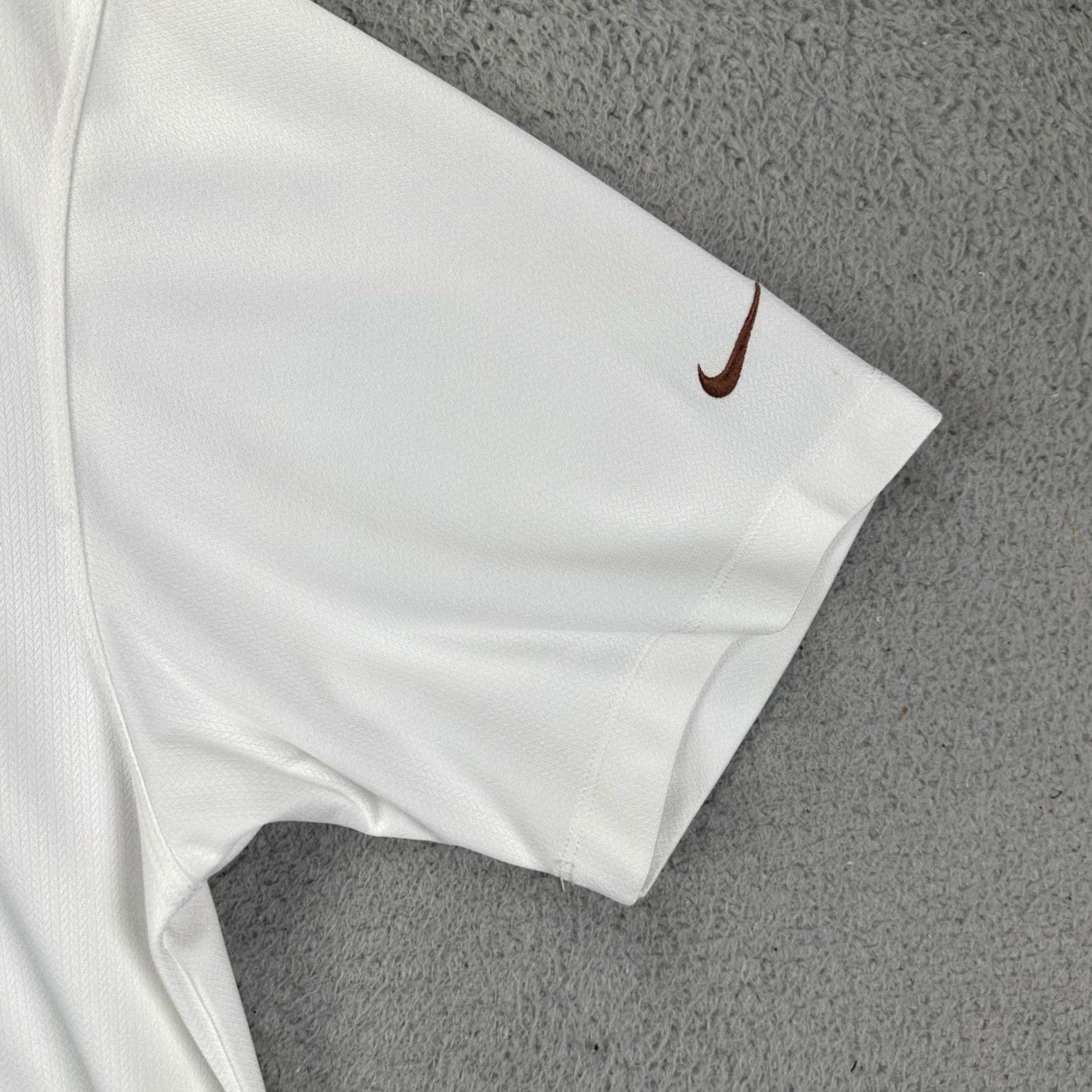 Nike Nike Dri-Fit Shirt Polo Golf Mens Large White Short Sleeve Swoosh Athletic Rugby Size US L / EU 52-54 / 3 - 6 Thumbnail