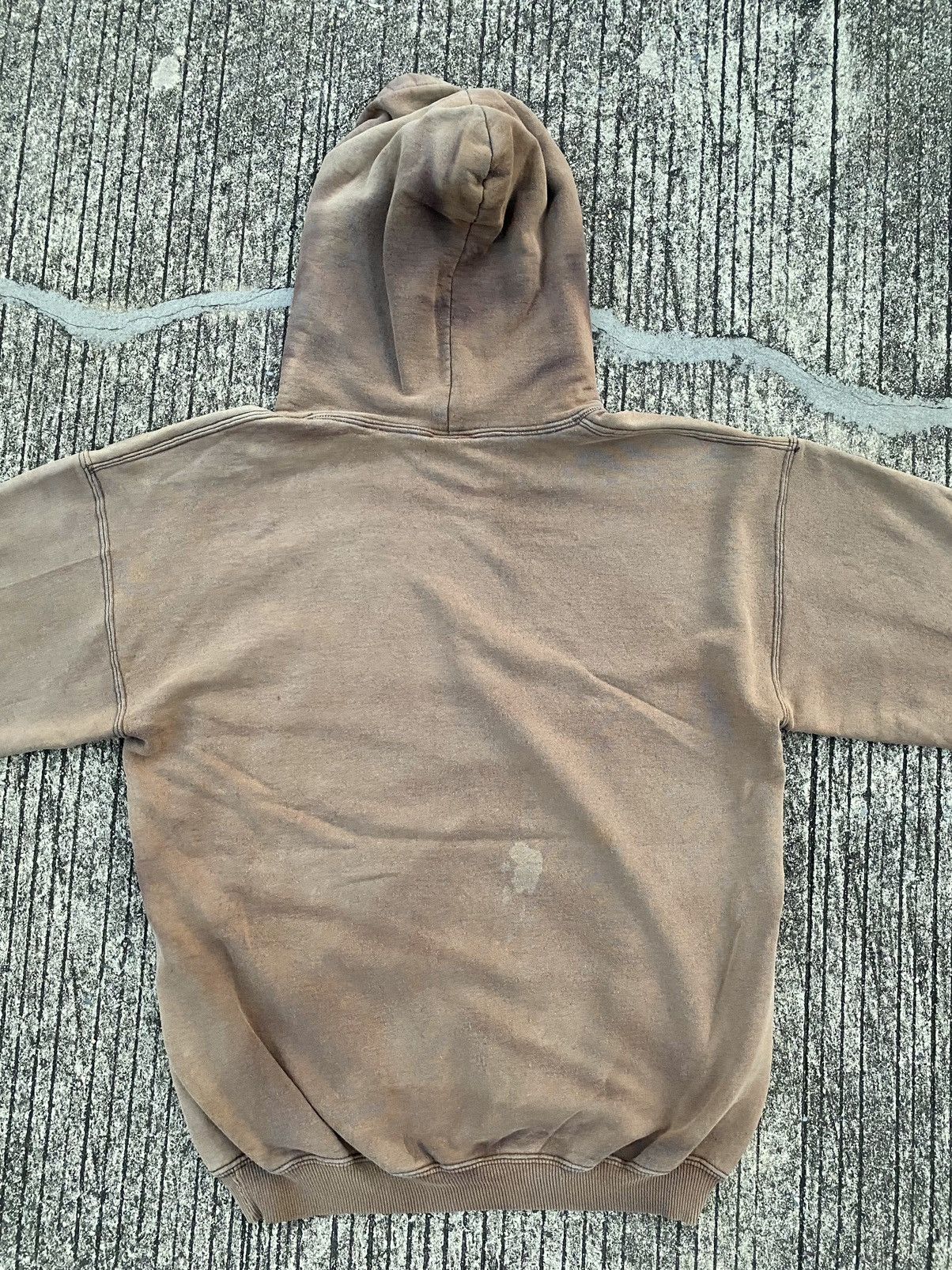 Russell Athletic Rare Faded Gildan Ultra Brown Hoodie 🥷🏿 Size US M / EU 48-50 / 2 - 13 Thumbnail