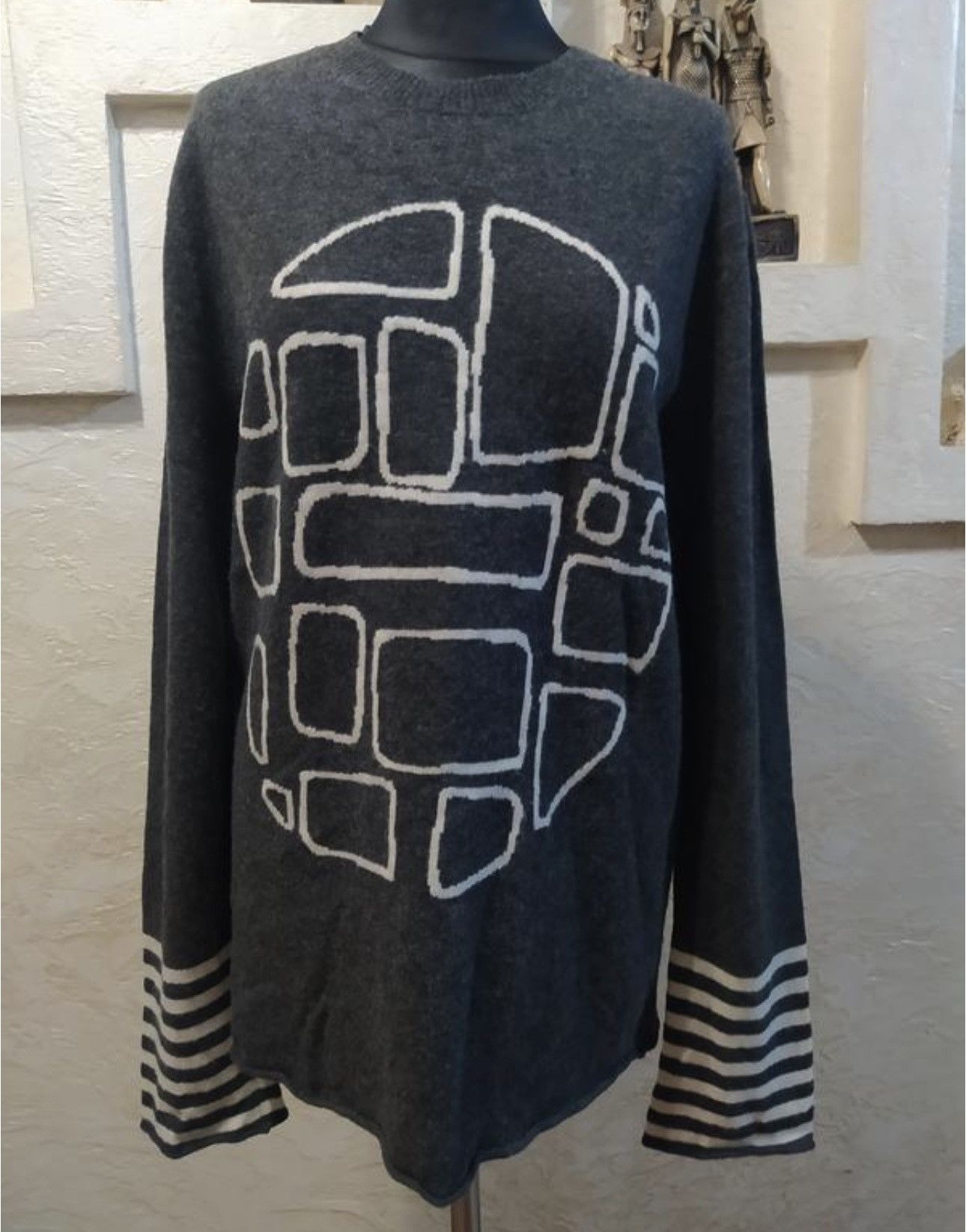 Comme des Garcons × Comme des Garcons SHIRT × Japanese Brand Comme des Garçons avant garde Japanese wool sweater Size US M / EU 48-50 / 2 - 2 Thumbnail