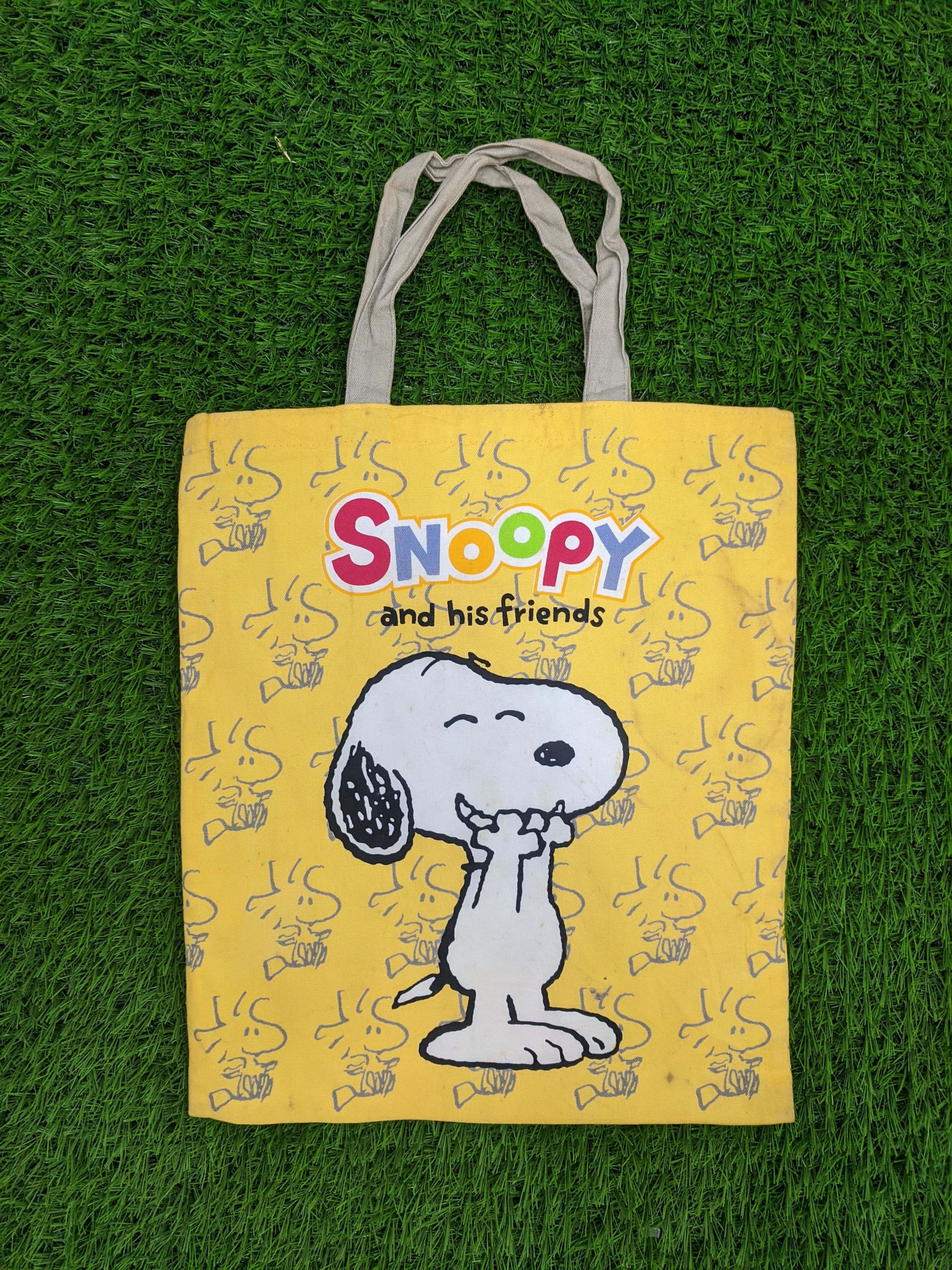 Peanuts × Vintage Vintage Snoopy Peanuts Tote Bag | Grailed