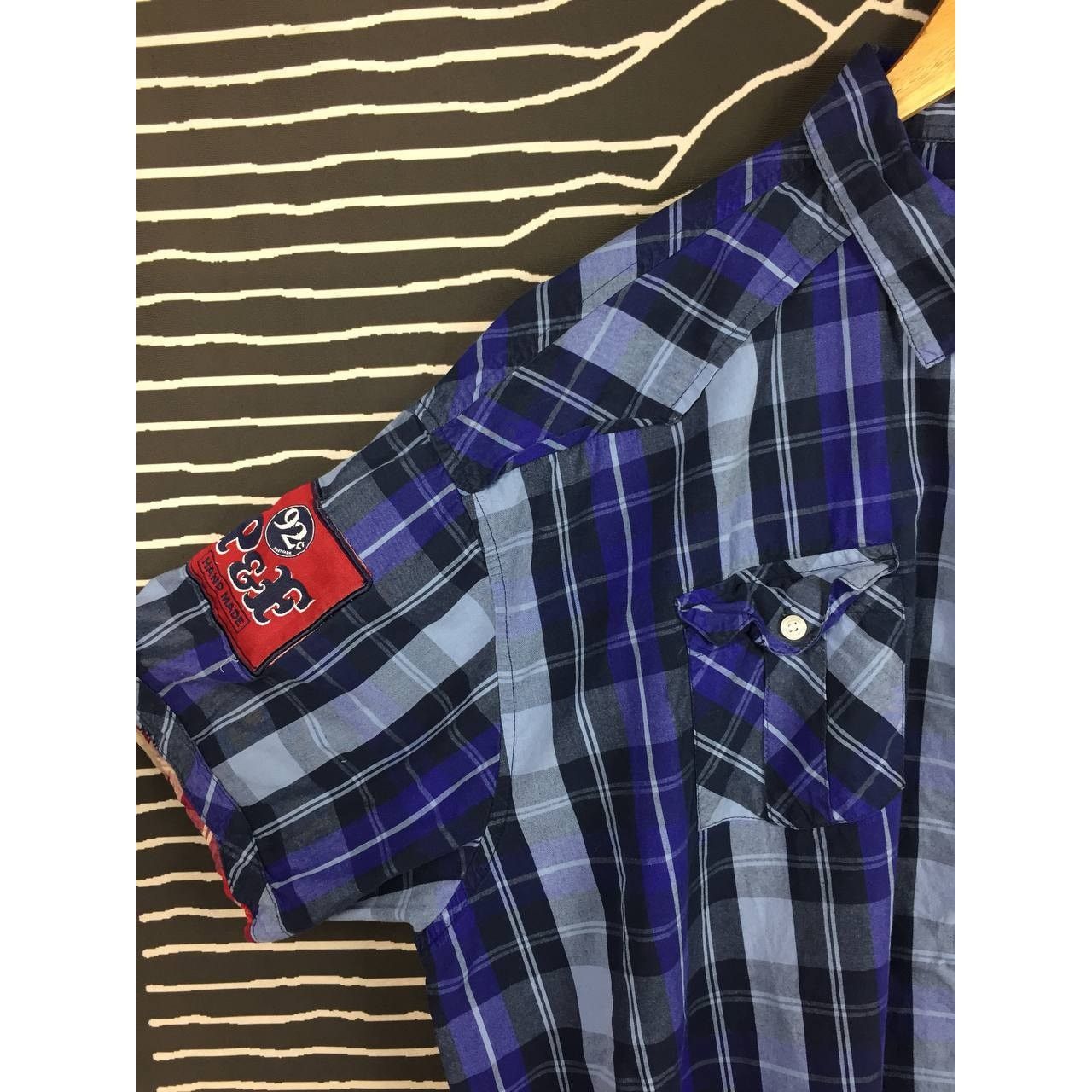 Phat Farm × Vintage Phat Farm Original Flava OG 90s Hip Hop Style Plaid Shirt Size US XXL / EU 58 / 5 - 8 Thumbnail