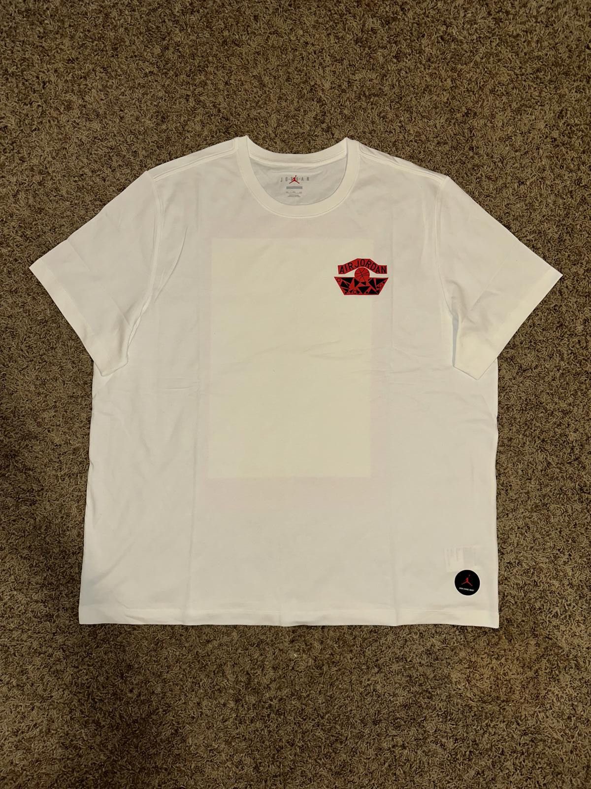 Nike Jordan Men’s Nina Chanel Abney White T-shirt Sample Size US XXL / EU 58 / 5 - 1 Thumbnail
