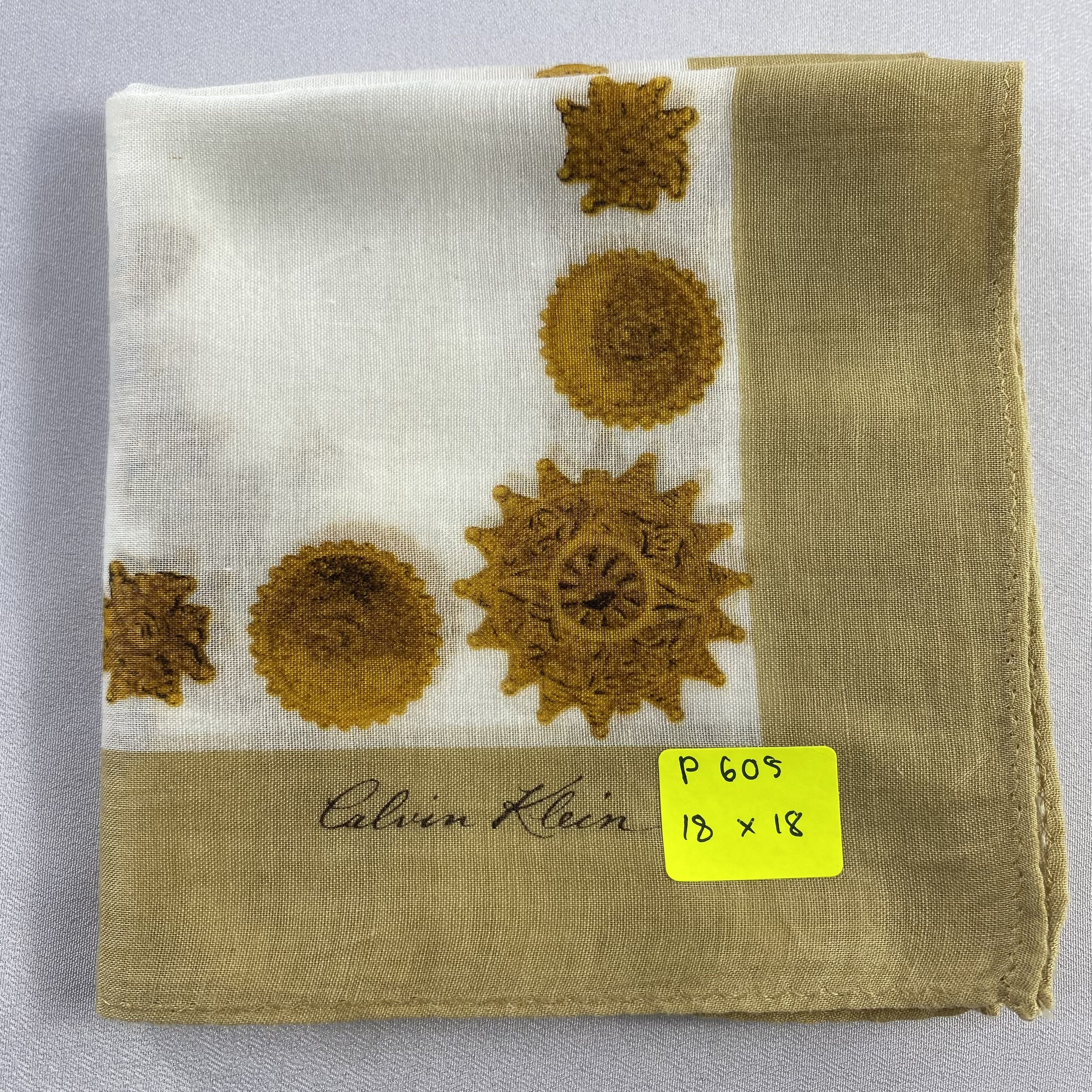 Calvin Klein × Vintage Calvin Klein Handkerchief / Neckerchief / Bandana-P605 Size ONE SIZE - 5 Thumbnail
