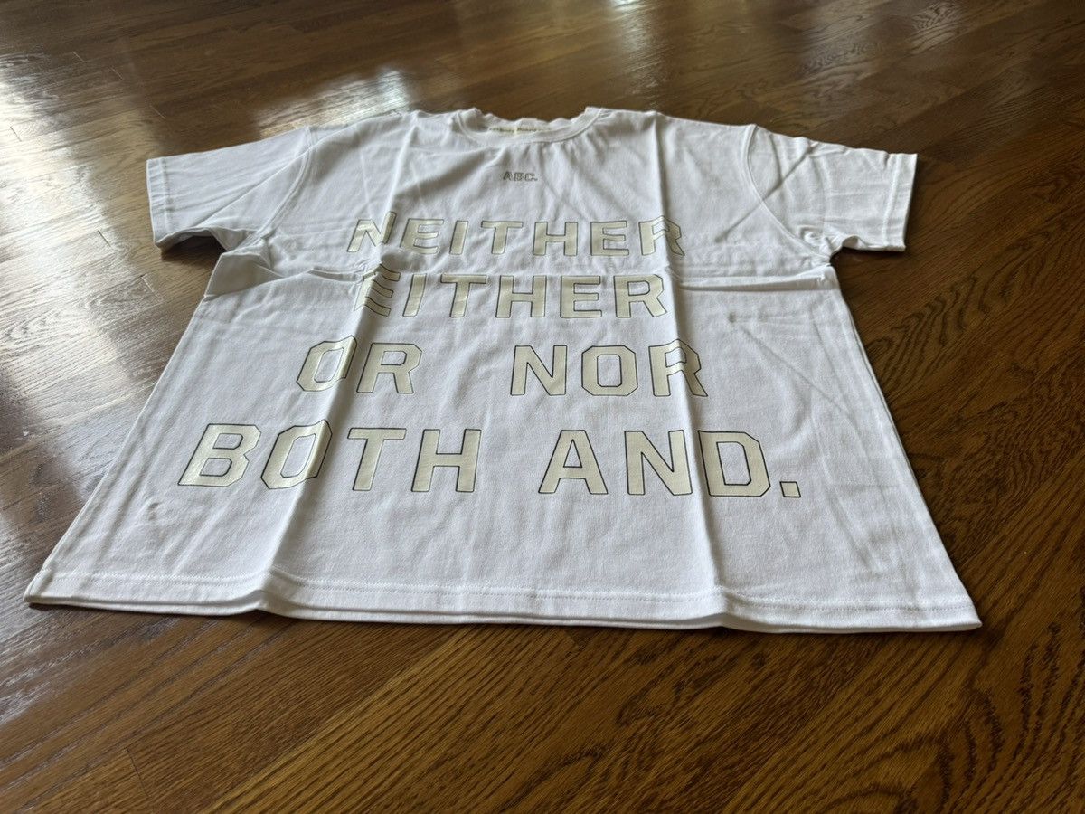 Advisory Board Crystals Large White Cream ABC Neither Either Or Nor Both And. Tee Size US L / EU 52-54 / 3 - 5 Thumbnail