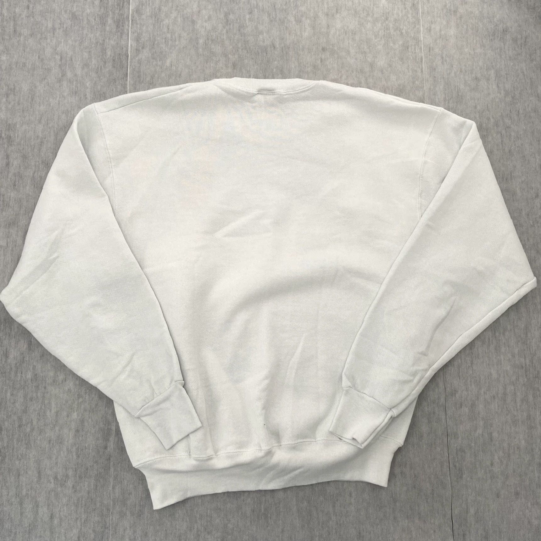 Fruit Of The Loom VINTAGE Mannheim Steamroller Sweater Adult Large White Cotton Blend 1990s Casual Mens L Size US L / EU 52-54 / 3 - 2 Thumbnail