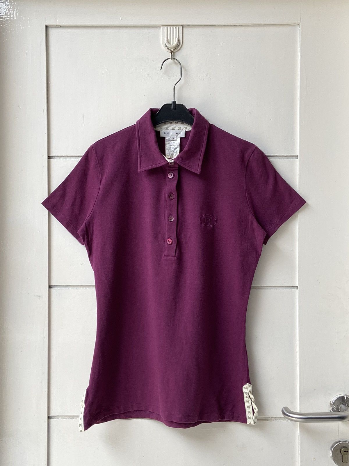 Celine CELINE Purple T-shirt Size US XS / EU 42 / 0 - 1 Thumbnail
