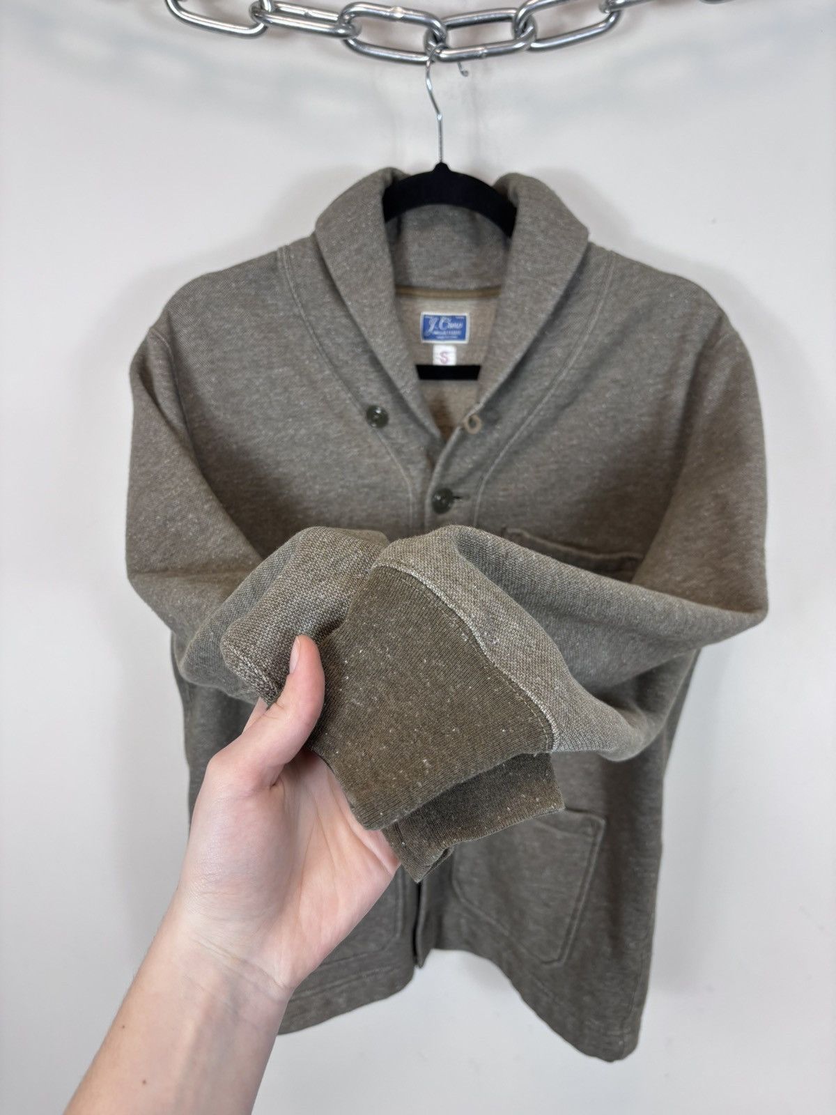 J.Crew J. Crew Men’s Vintage Fleece Shawl Collar Cardigan Sweater Size US S / EU 44-46 / 1 - 10 Thumbnail