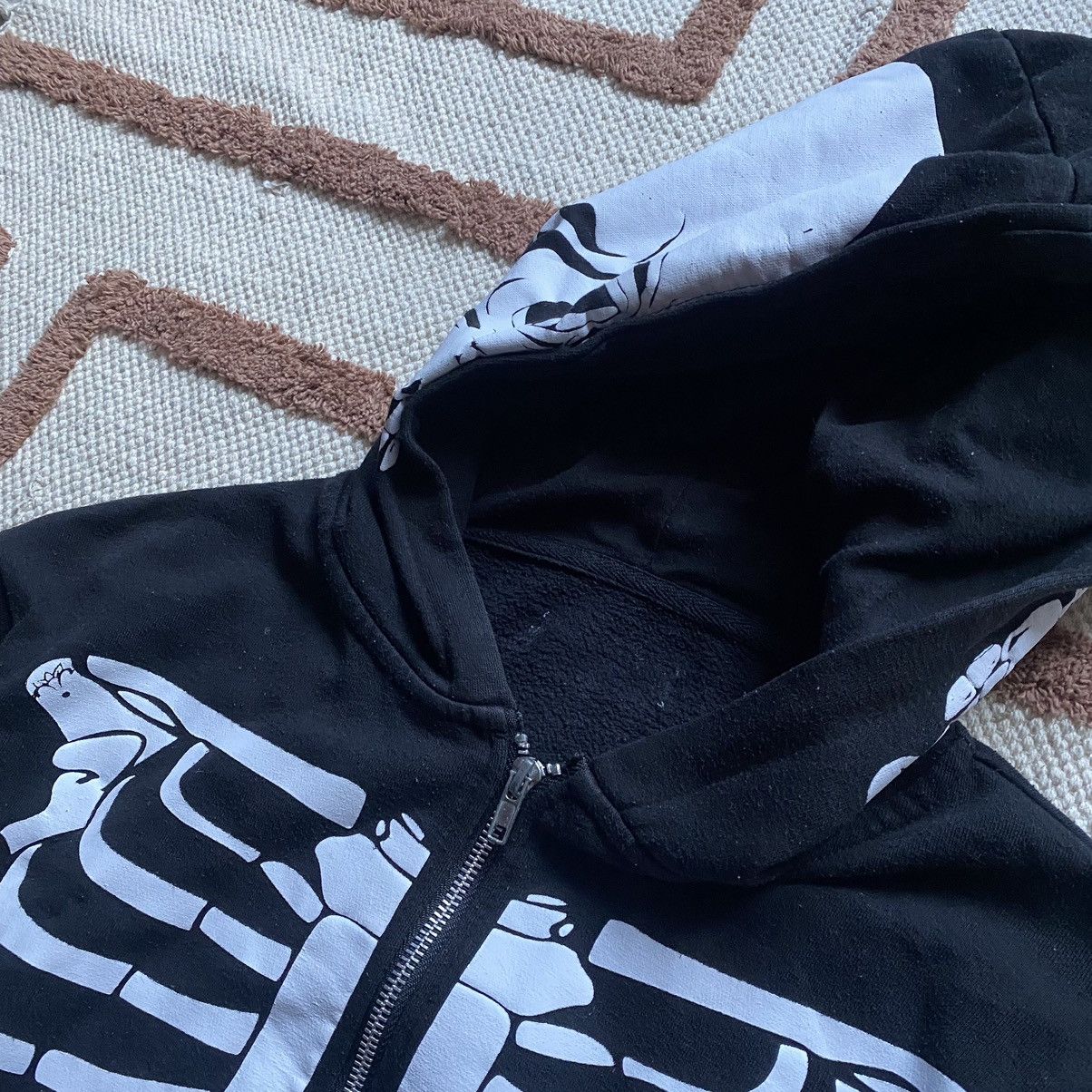 Playboi Carti SKELETON BONES Y2K PLAYBOY CARTI STYLE HOODIE Size US L / EU 52-54 / 3 - 8 Thumbnail