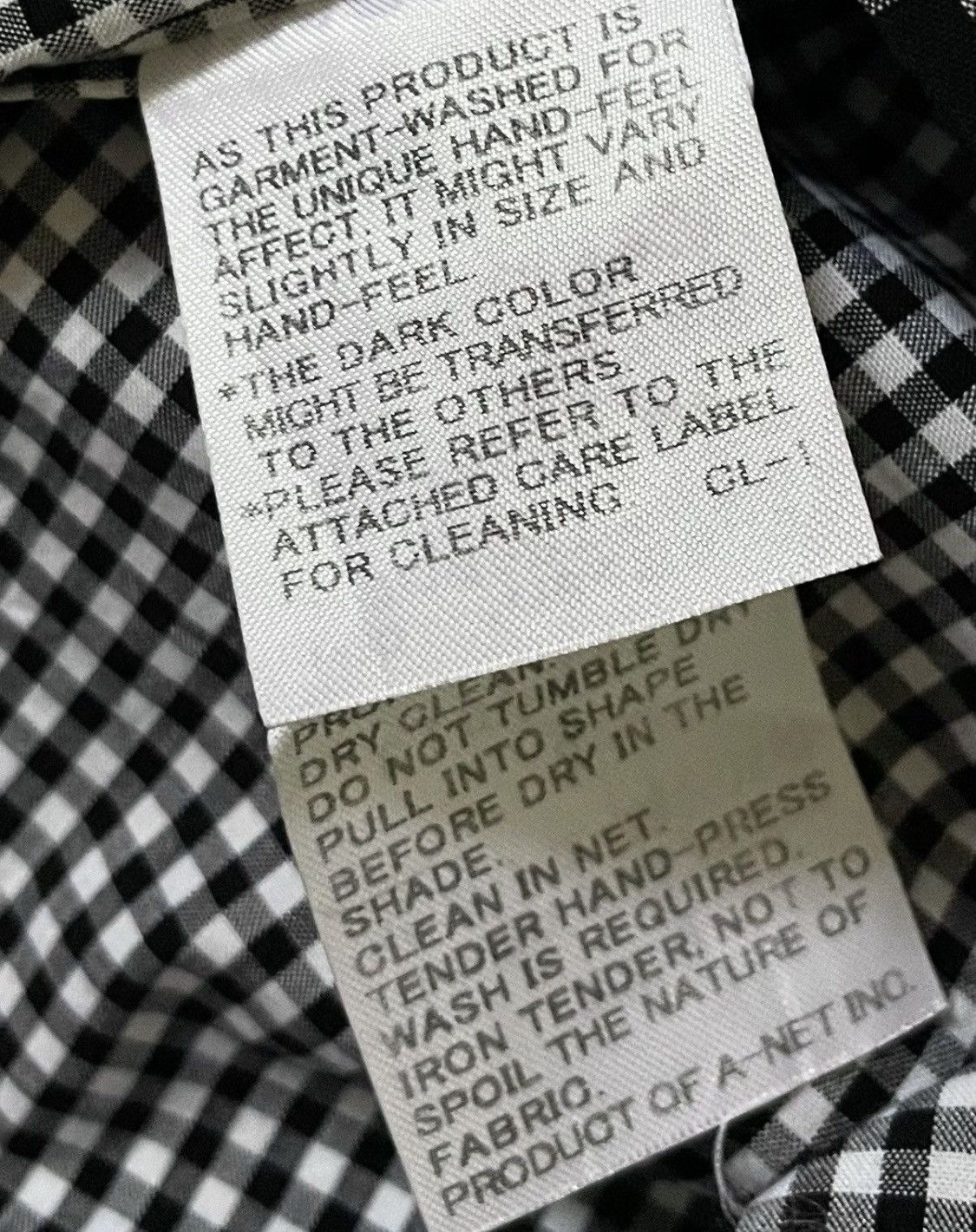 Issey Miyake Ne-net asymmetric plaid shirt Size US S / EU 44-46 / 1 - 4 Thumbnail