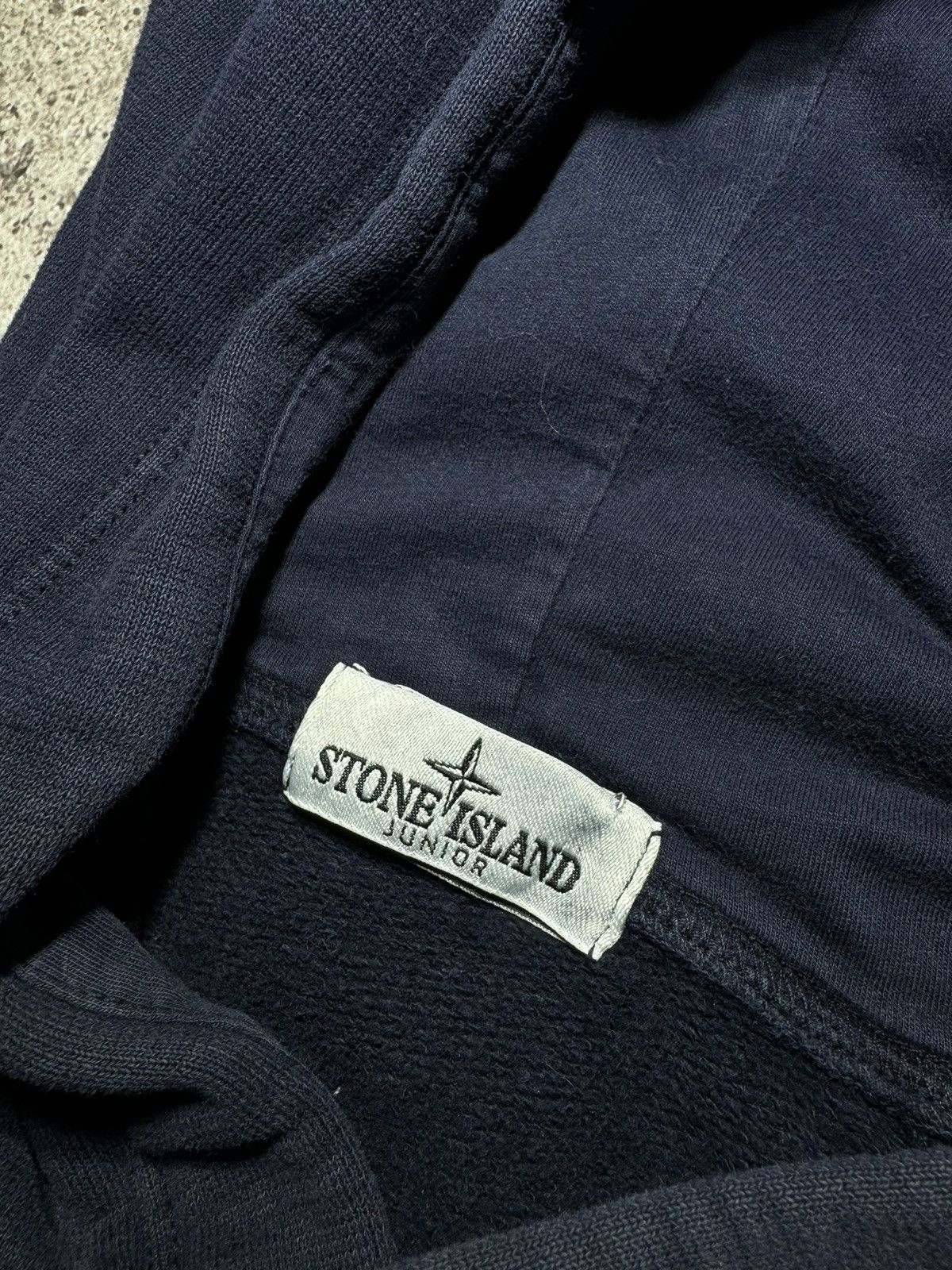 Massimo Osti × Stone Island Stone Island Junior Size S (14 Years) Vintage Blue Hoodie Size US S / EU 44-46 / 1 - 14 Thumbnail