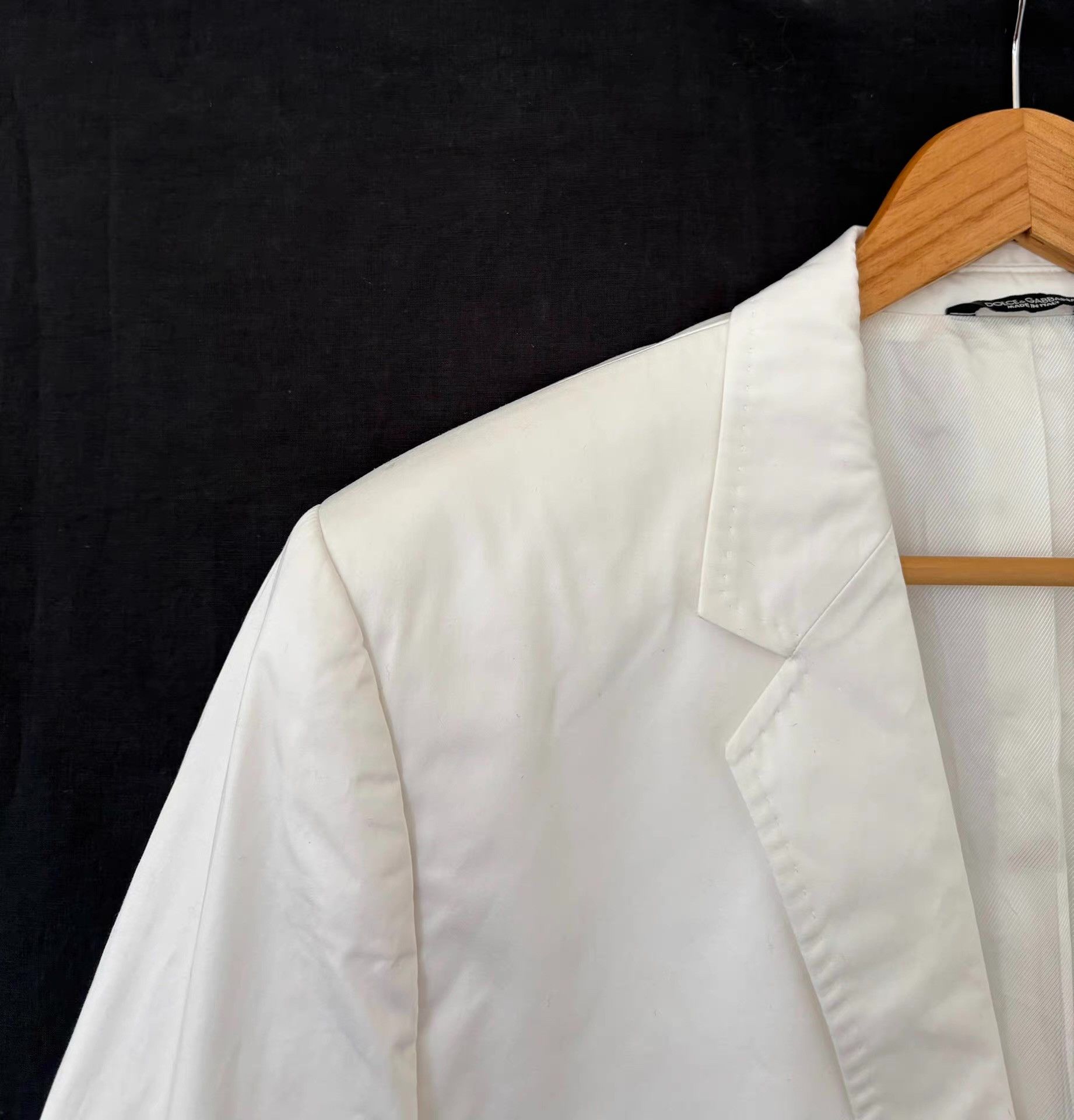 Dolce & Gabbana Dolce & Gabbana Men's White Suit Jacket Ｑ21 Size 50R - 6 Thumbnail