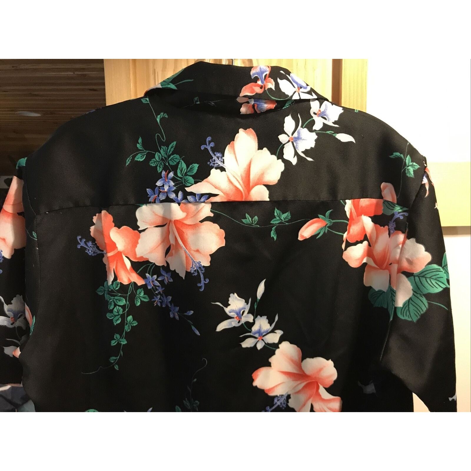 Other Hawaii Nei Honolulu Vintage Men’s L Black Floral SS Shirt Size US L / EU 52-54 / 3 - 10 Thumbnail