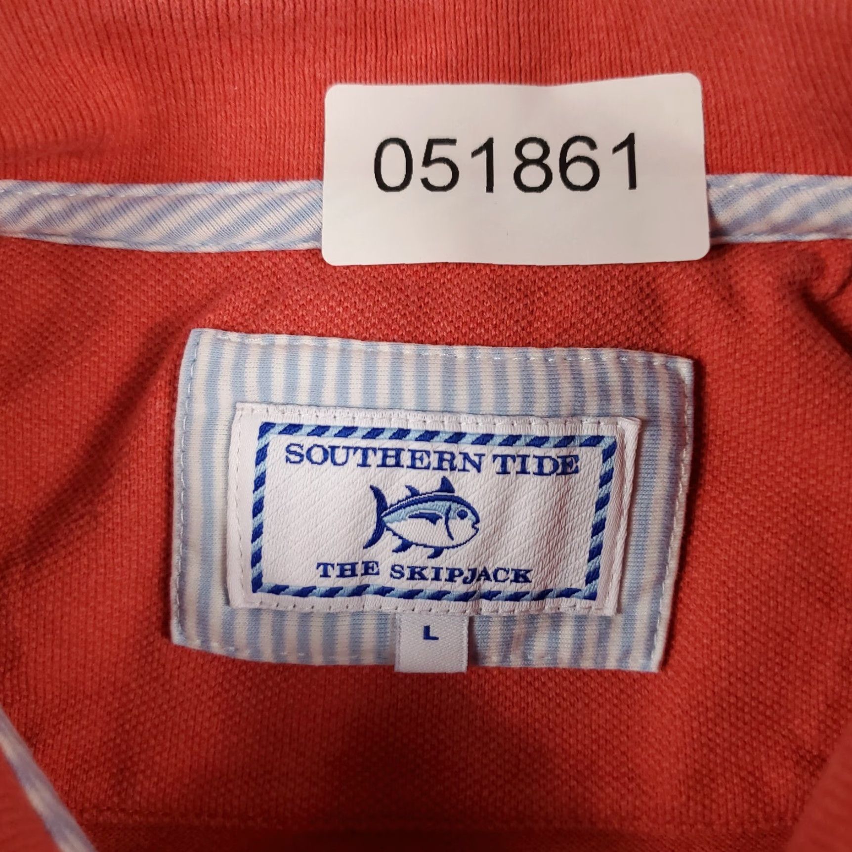 Southern Tide Southern Tide Polo Shirt Mens Large Blue Casual Short Sleeve Preppy Size US L / EU 52-54 / 3 - 6 Thumbnail