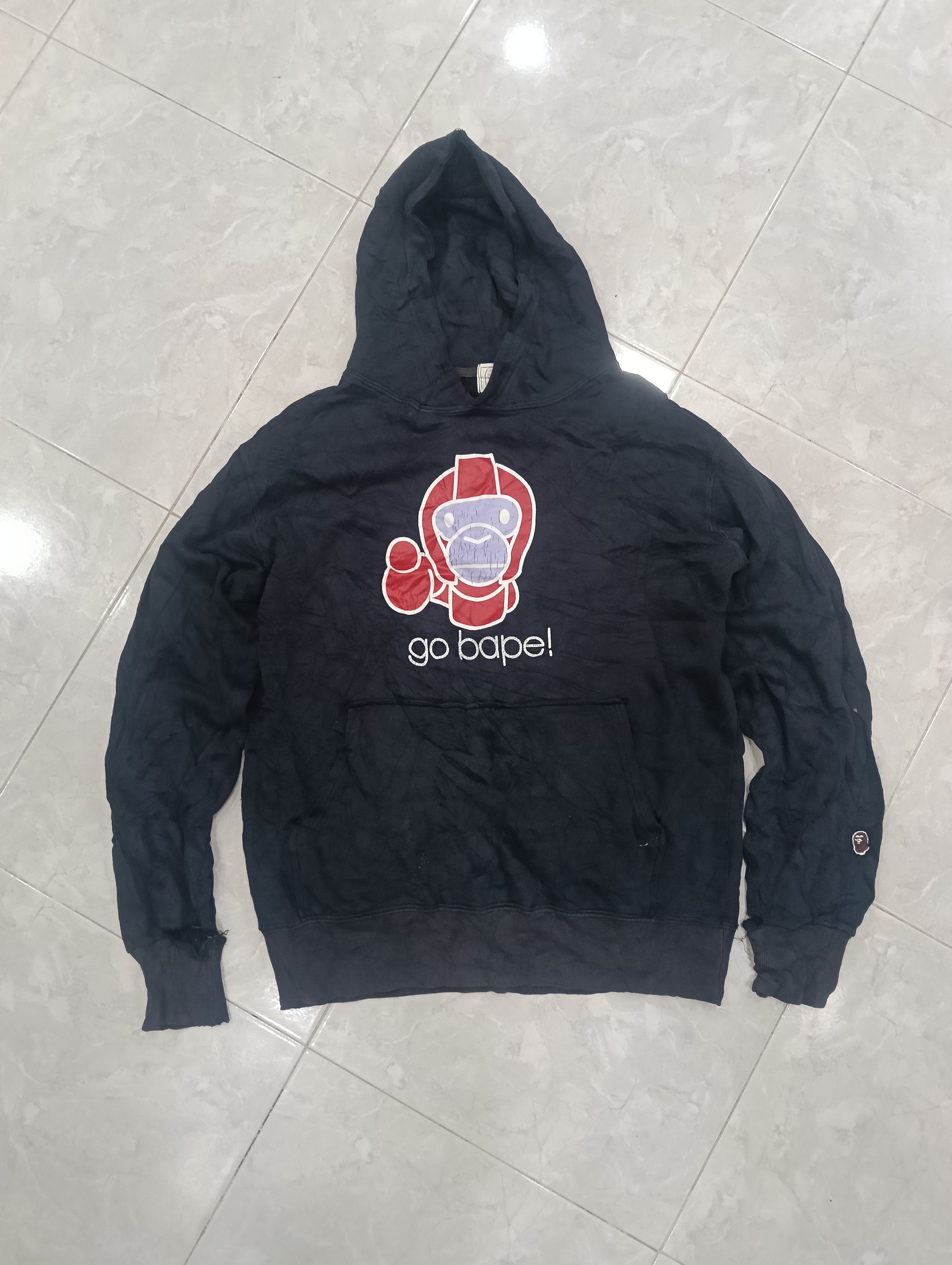 Japanese Brand Thrashed Hoodie Japan Brand Size US XL / EU 56 / 4 - 1 Thumbnail