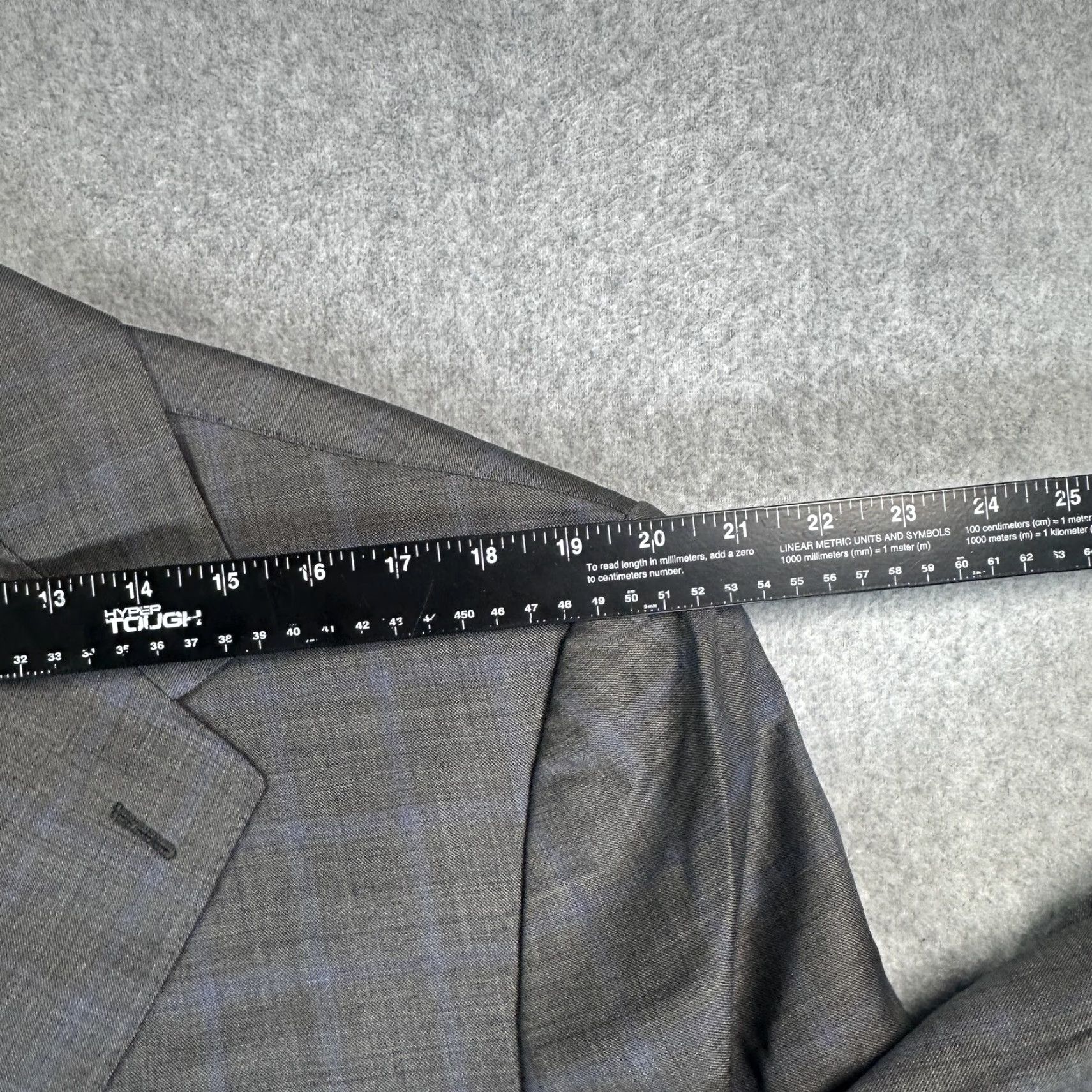 Ermenegildo Zegna Ermenegildo Zegna Blazer Sport Coat Mens 46 Gray Wool Trofeo Two Button Italy Classic Plaid Business Formal Jacket Mens Size 46R - 4 Thumbnail