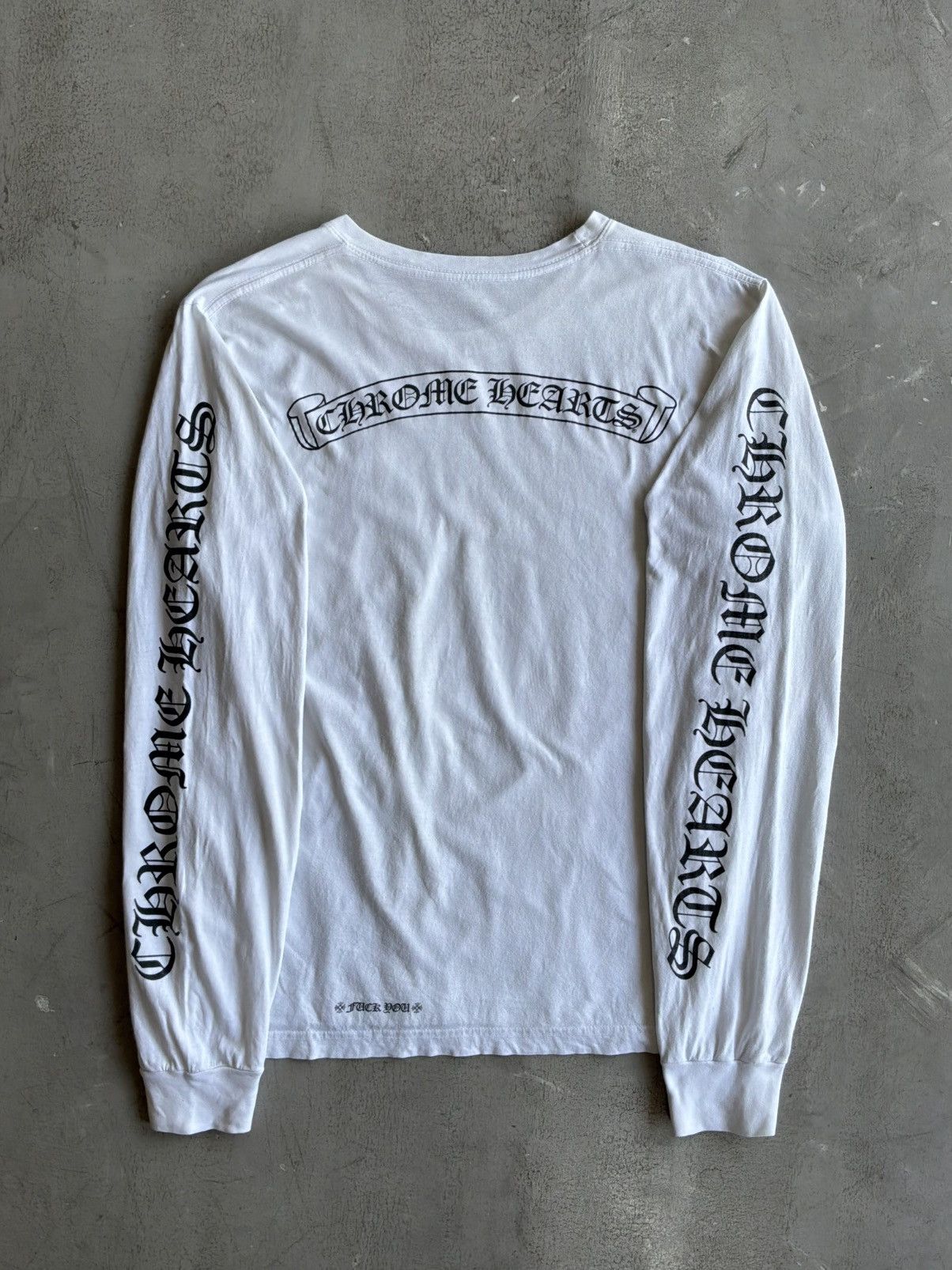 Chrome Hearts Chrome Hearts - Scroll Logo Longsleeves Size US M / EU 48-50 / 2 - 1 Thumbnail