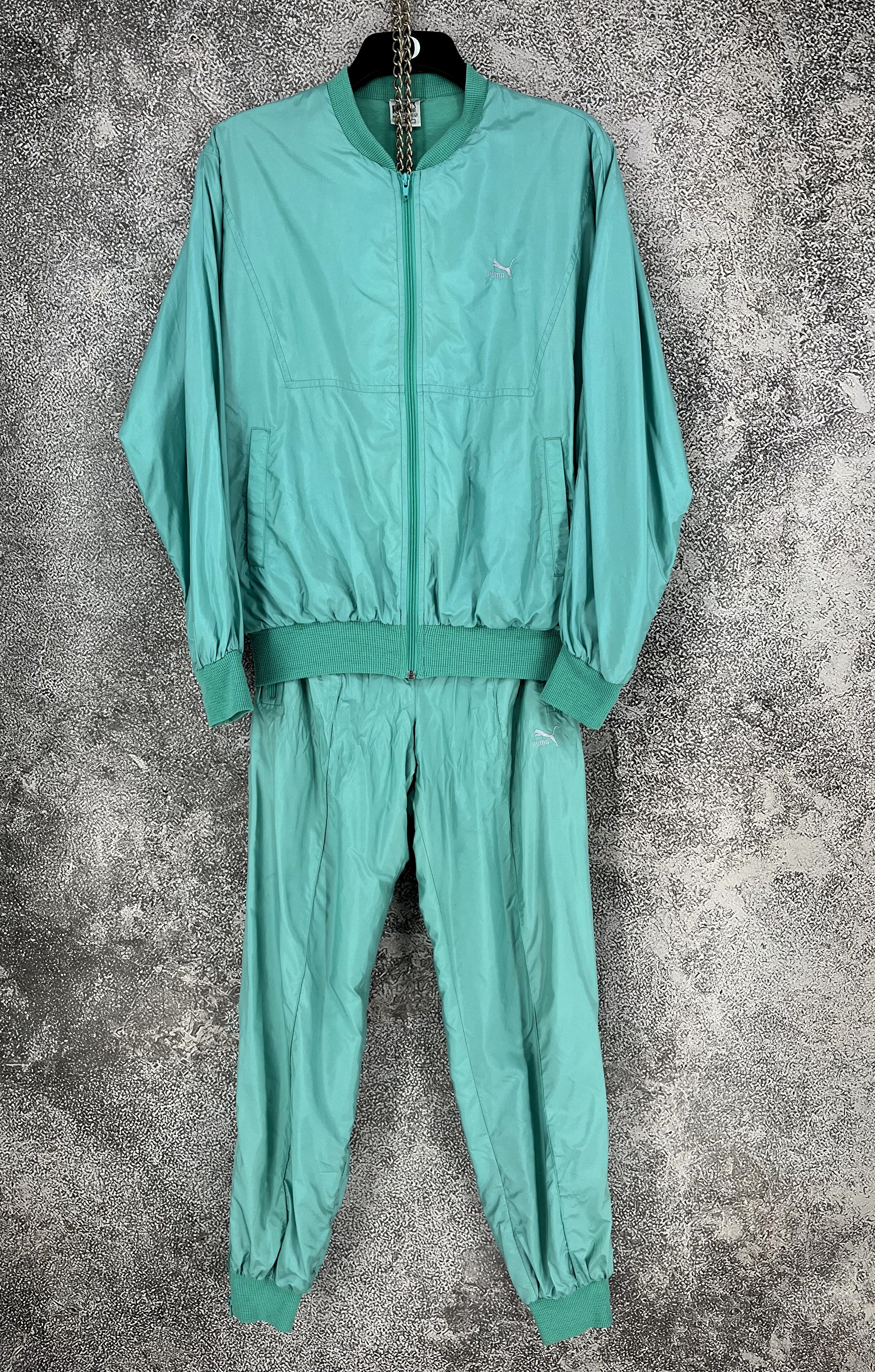 Puma 90s Vintage Puma Sport Track Suit Sweatshirt + Pants Size US S / EU 44-46 / 1 - 1 Thumbnail