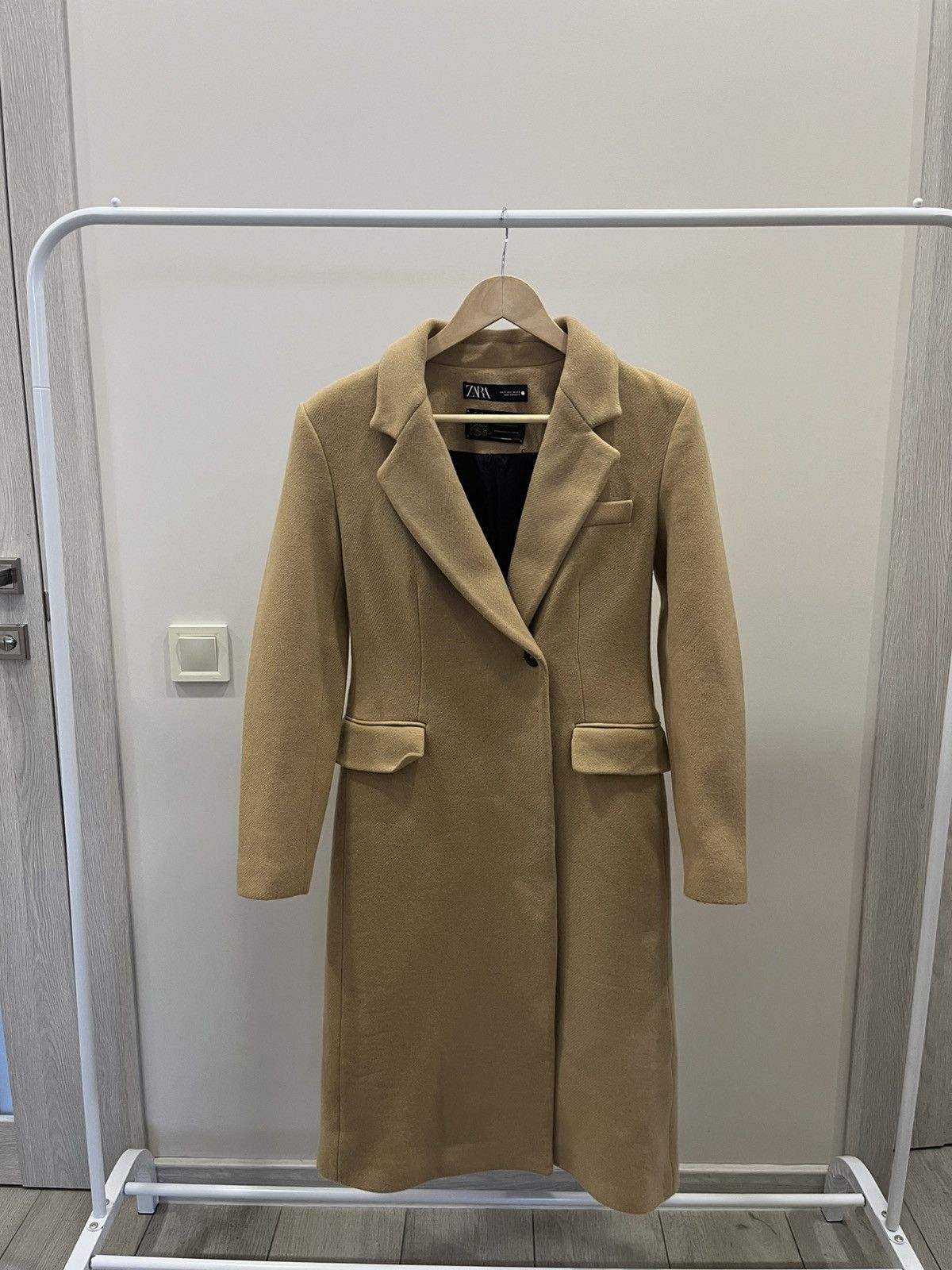 Zara Zara Manteco Women’s Brown Classic Elegant Wool Coat Sz S Size S / US 4 / IT 40 - 1 Thumbnail