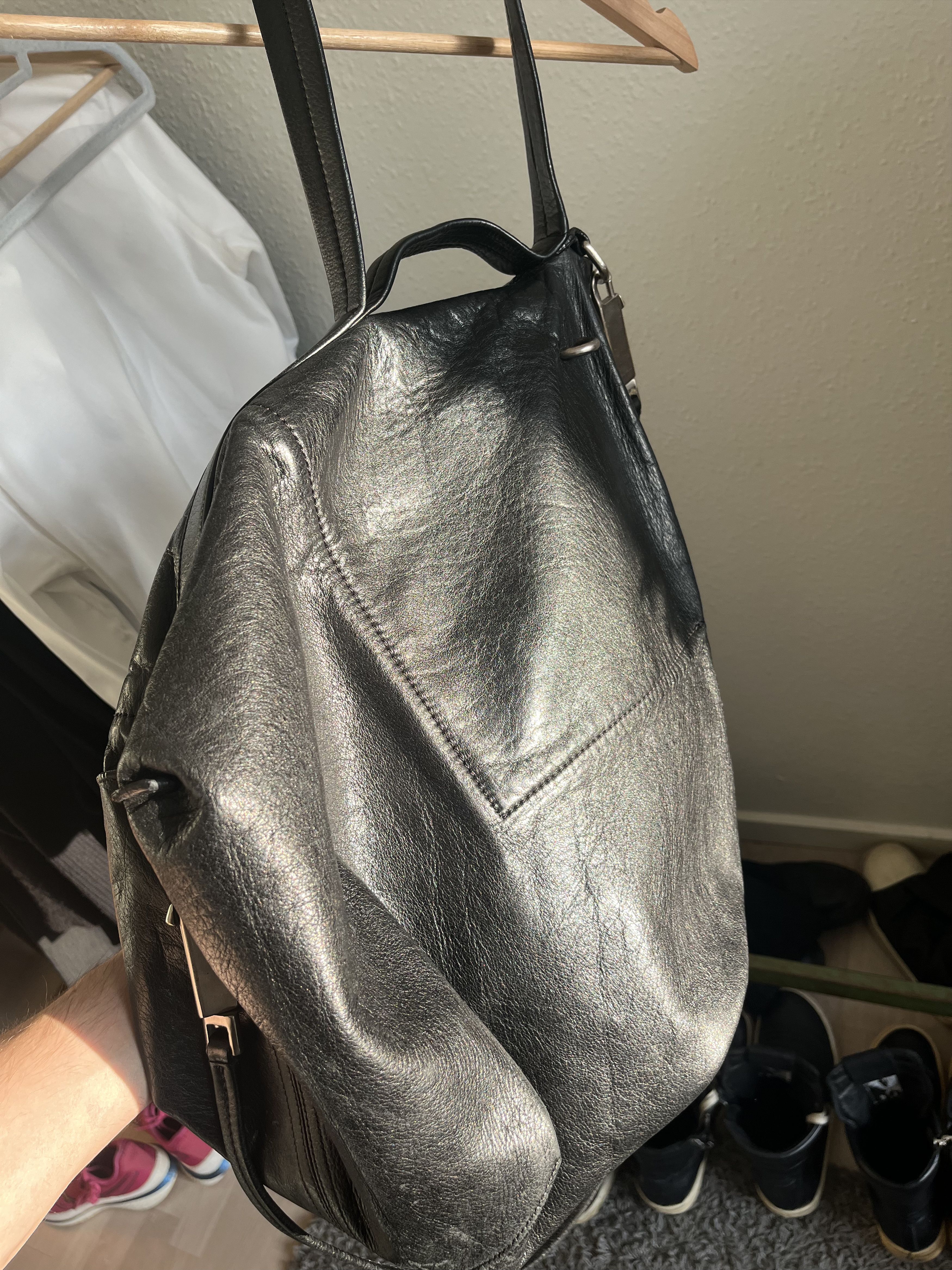 Rick Owens Rick Owens FW17 Glitter Bucket Bag Size ONE SIZE - 9 Thumbnail