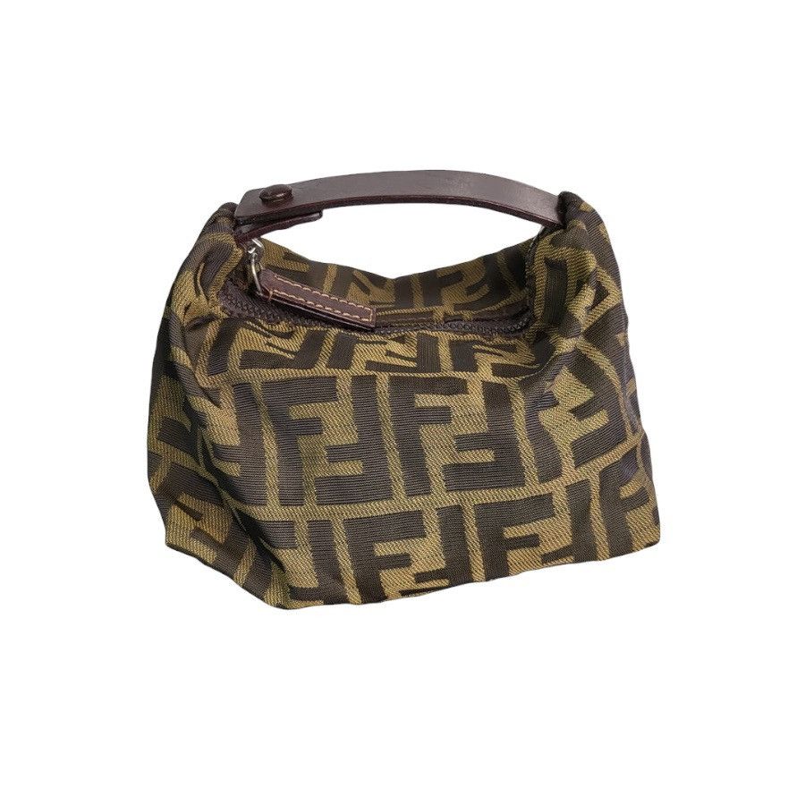 Fendi Vintage Fendi Monogram Zucca Mini Pouch Size ONE SIZE - 2 Thumbnail