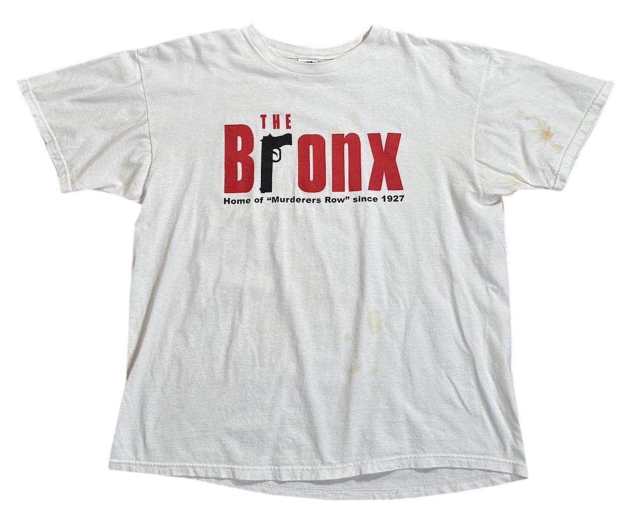 Vintage Vintage The Bronx Home Of Murderers Row White TShirt Size XL Size US XL / EU 56 / 4 - 1 Thumbnail