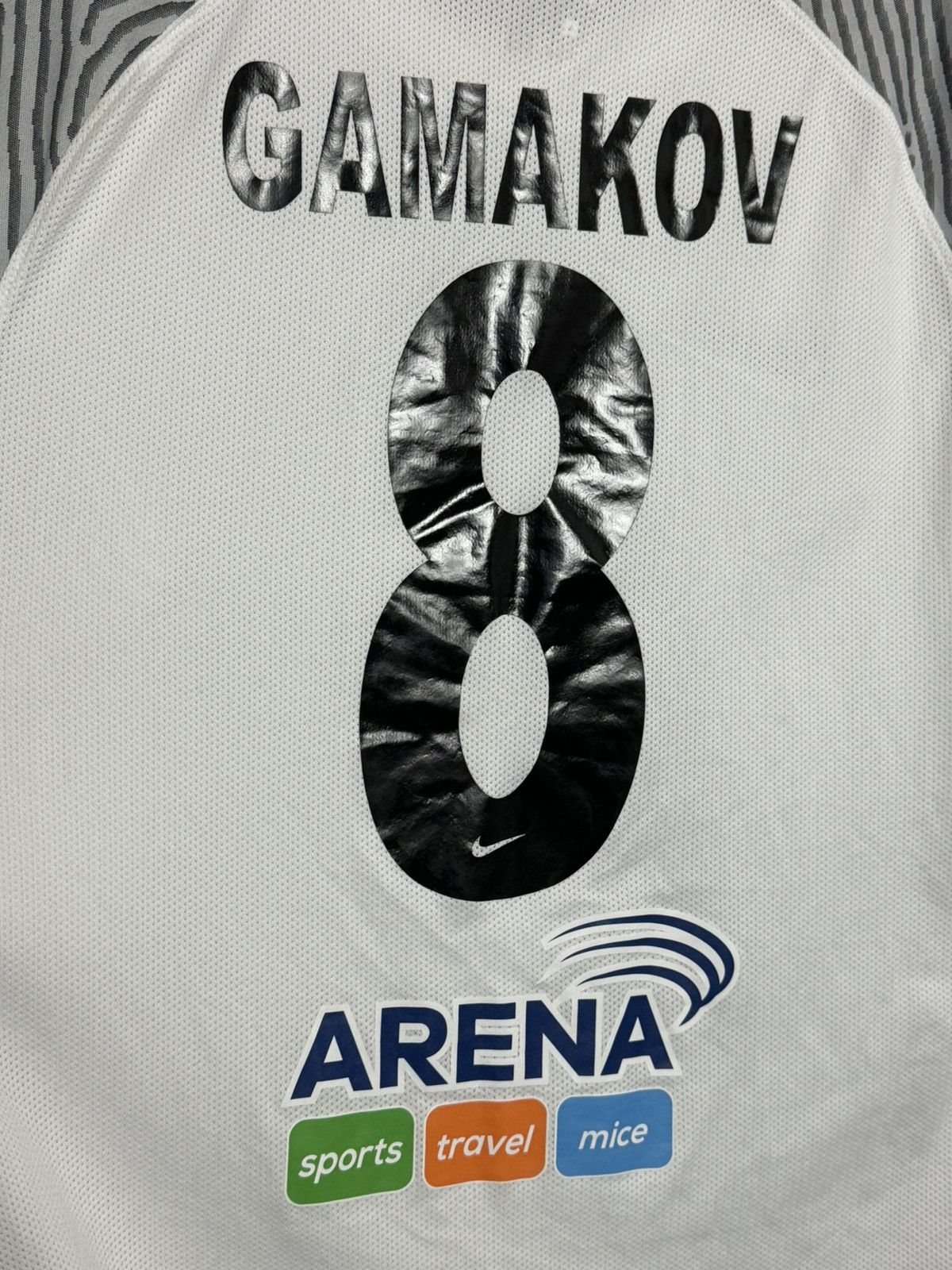 Nike Taraz Karatau 2022 Away Match Worn Gamakov Football Jersey Size US L / EU 52-54 / 3 - 3 Thumbnail