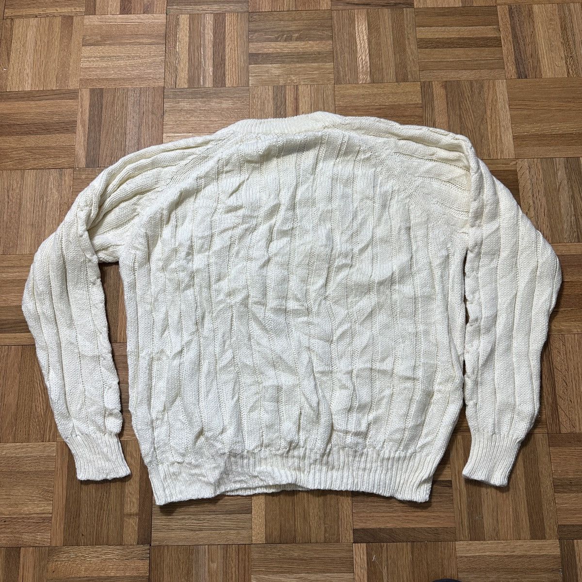 Vintage Vintage Sigallo cable knit sweater Size US L / EU 52-54 / 3 - 2 Thumbnail