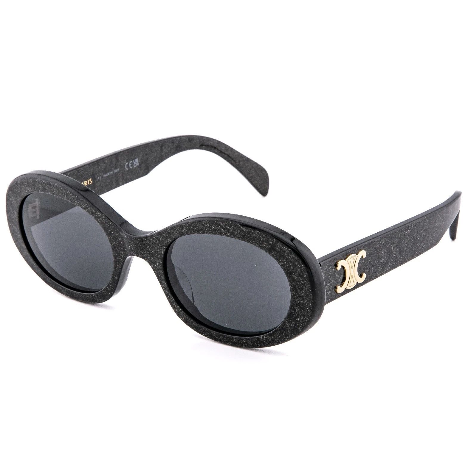 Celine CELINE CL40194U 40194 TRIOMPHE Paris Black Sunglass 03A Size ONE SIZE - 3 Thumbnail