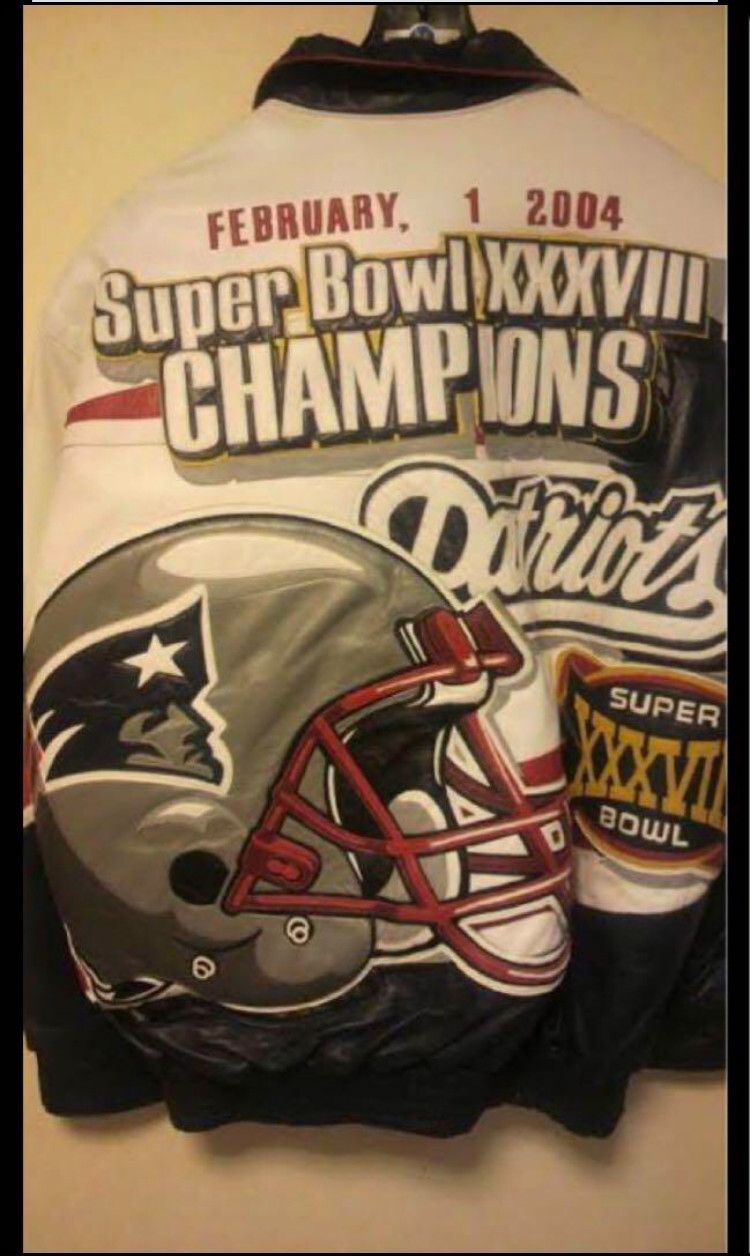 Jeff Hamilton Jeff Hamilton nfl super bowl patriots brady Jacket Reebok Size US XL / EU 56 / 4 - 3 Thumbnail