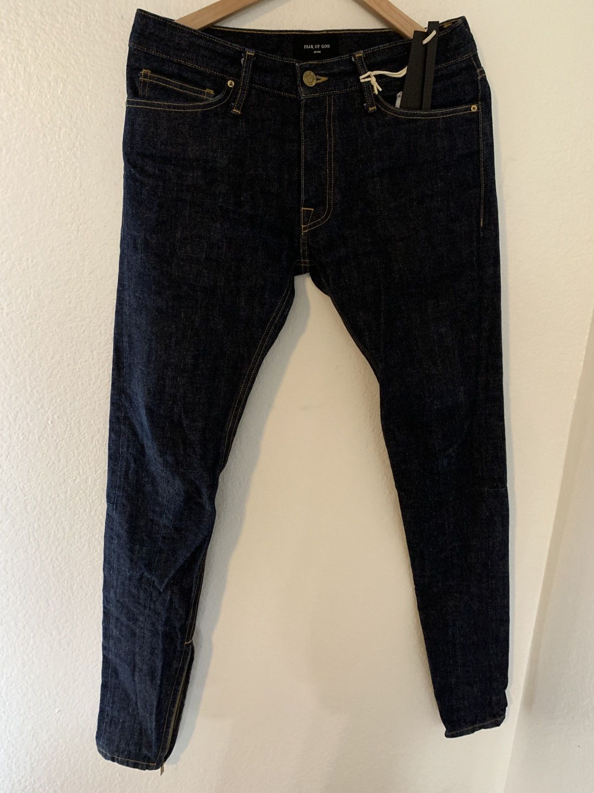 image of Fear Of God Selvedge Denim in Indigo, Men's (Size 30)