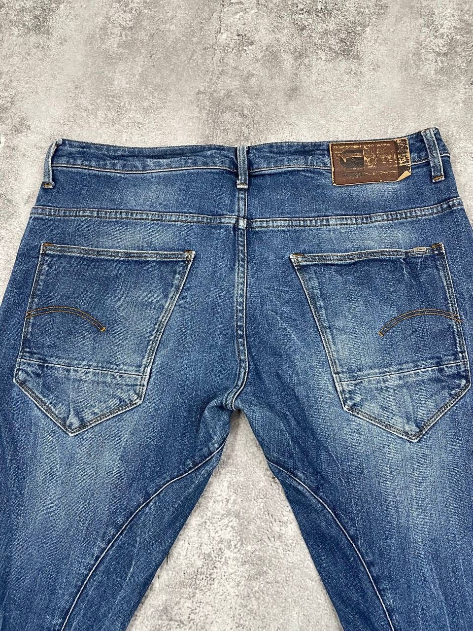 G-Star G-Star RAW Men 3301 Slim Jeans Denim Vintage Blue Size W36 Size US 36 / EU 52 - 2 Thumbnail