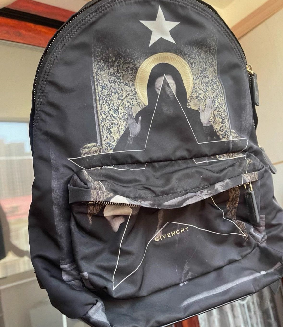 Givenchy Givenchy Virgin Series Fabric Backpack Size ONE SIZE - 5 Thumbnail