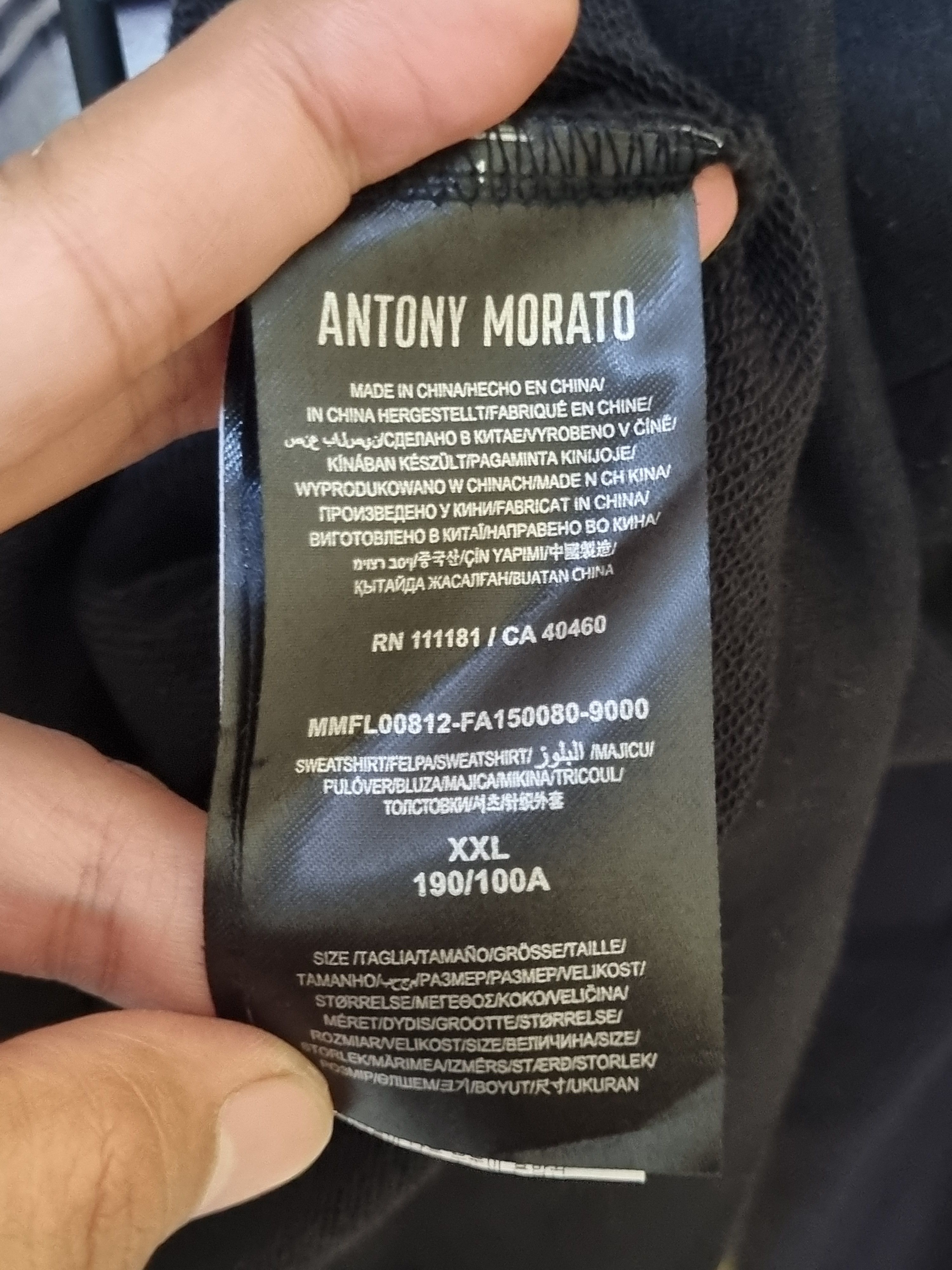 Antony Morato Anthony Morato hoodie Size US XXL / EU 58 / 5 - 5 Thumbnail