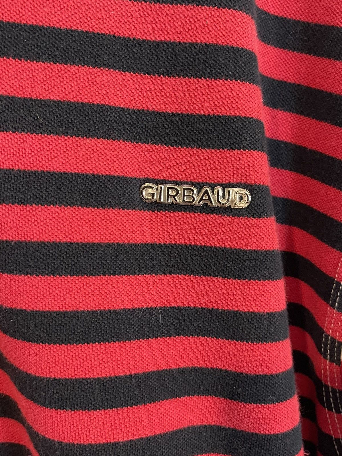 Marithe + Francois Girbaud Marithe Francois Girbaud Vtg 90s Stripped Polo Shirt Size US XXL / EU 58 / 5 - 4 Thumbnail