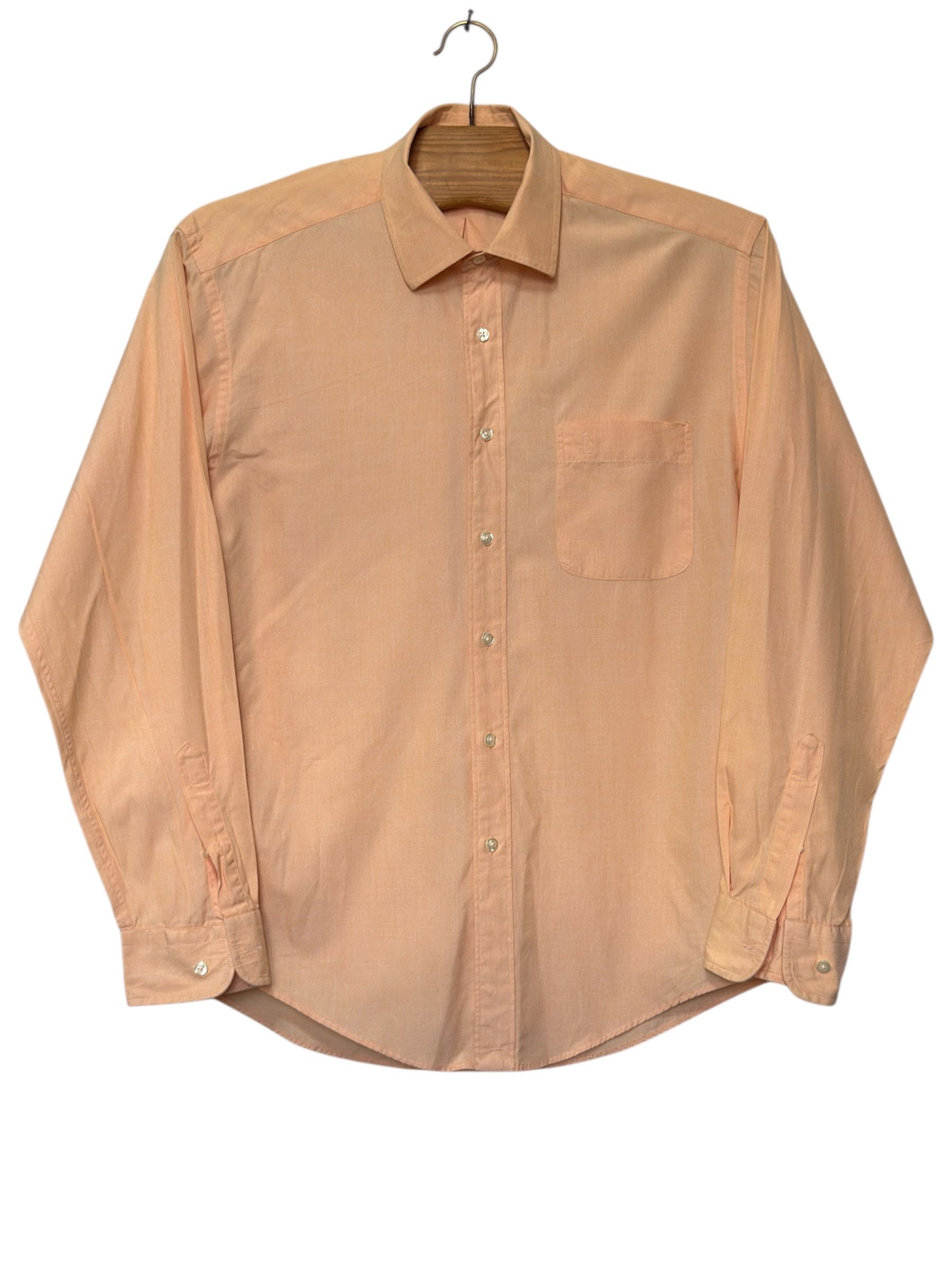 Yves Saint Laurent 🔥 ysl orange shirt Yves Saint Laurent size M Size US M / EU 48-50 / 2 - 1 Thumbnail